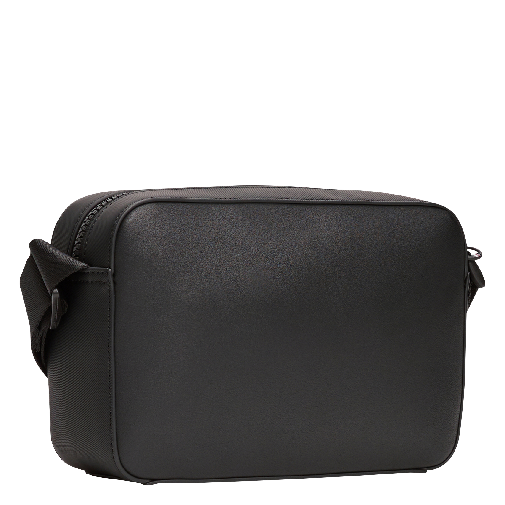 Sac bandoulière avec rabat uni TOMMY HILFIGER Noir