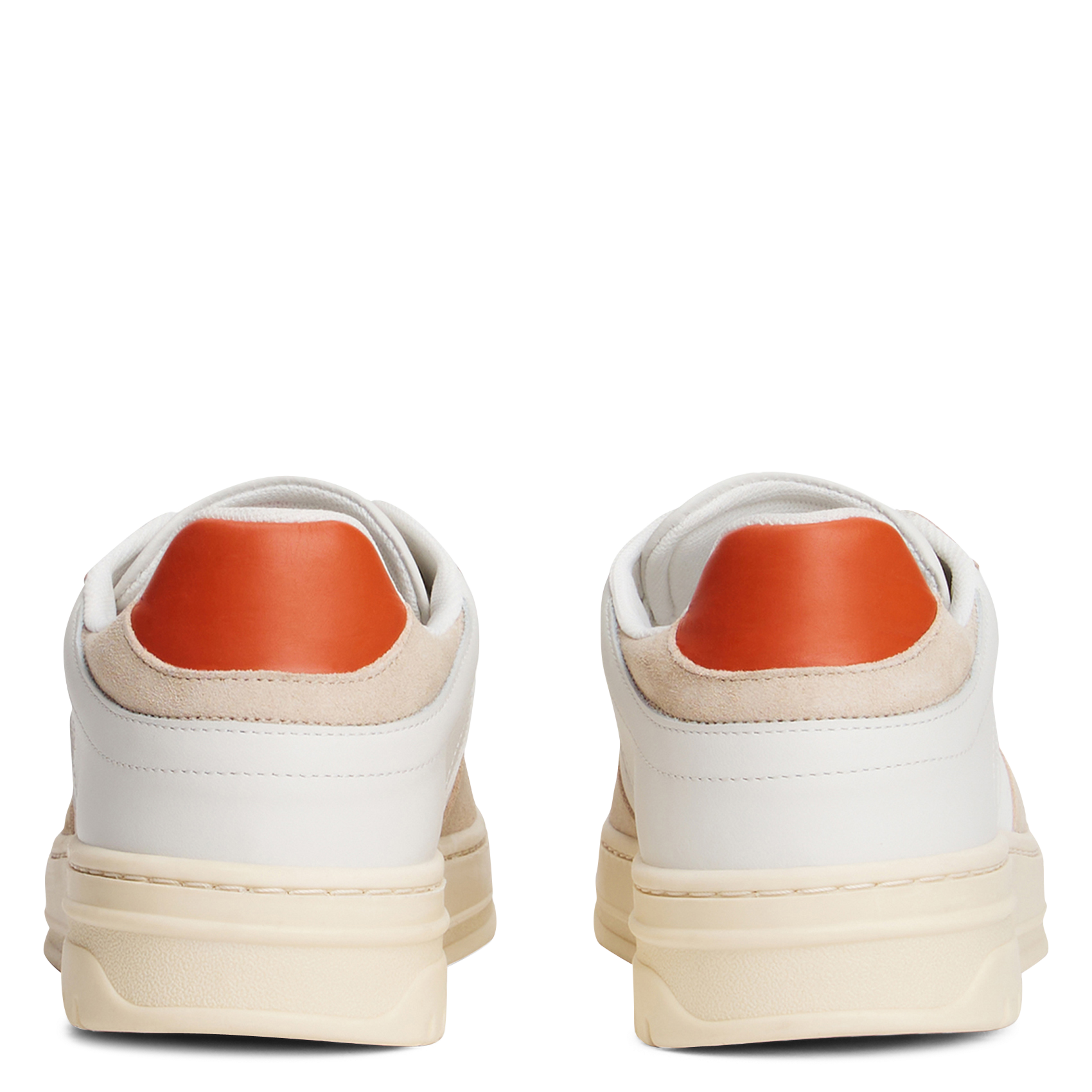 Baskets basses en cuir TOMMY HILFIGER Beige