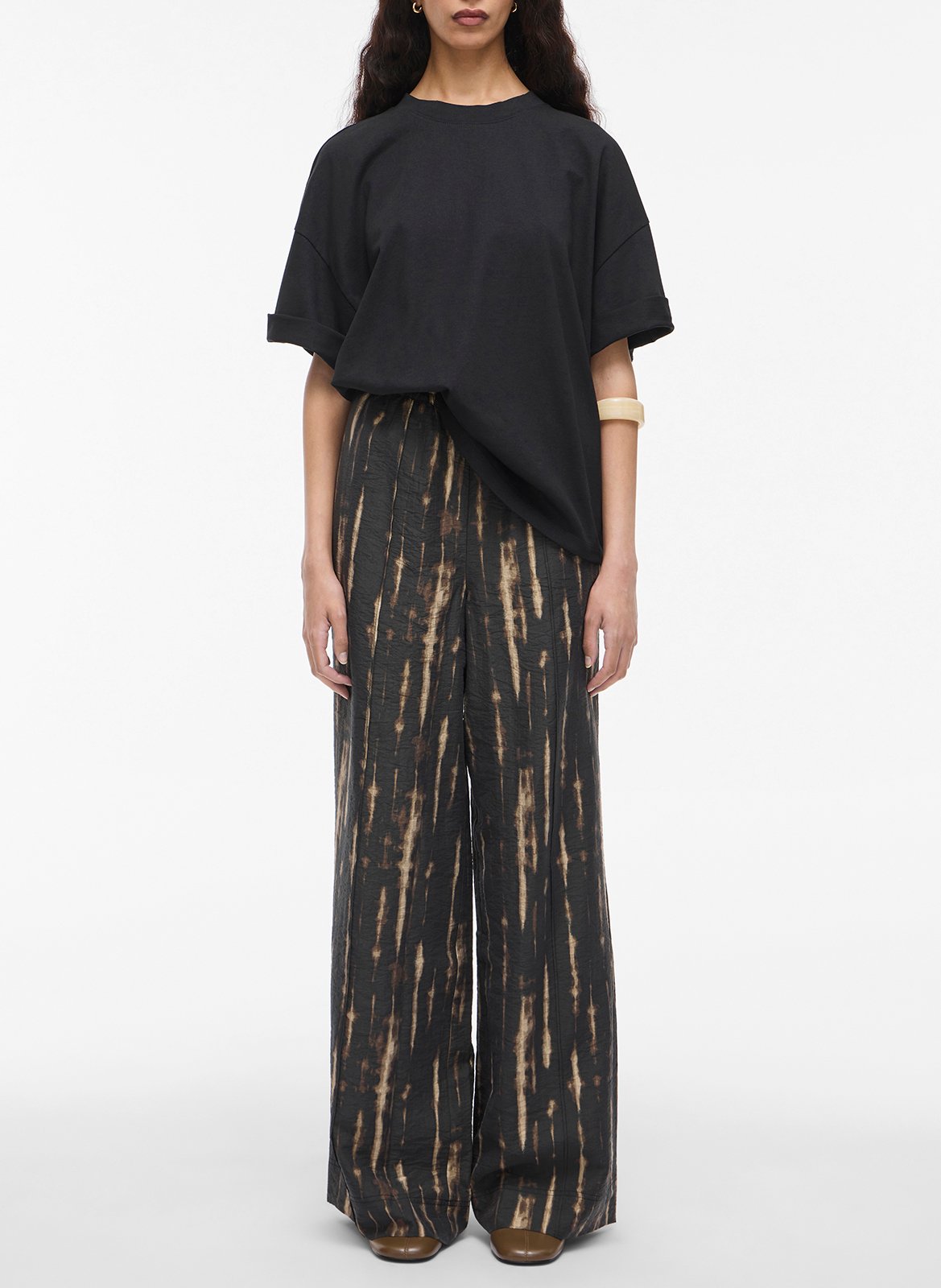 Round-neck organic cotton T-shirt ROUGE EDIT Grey