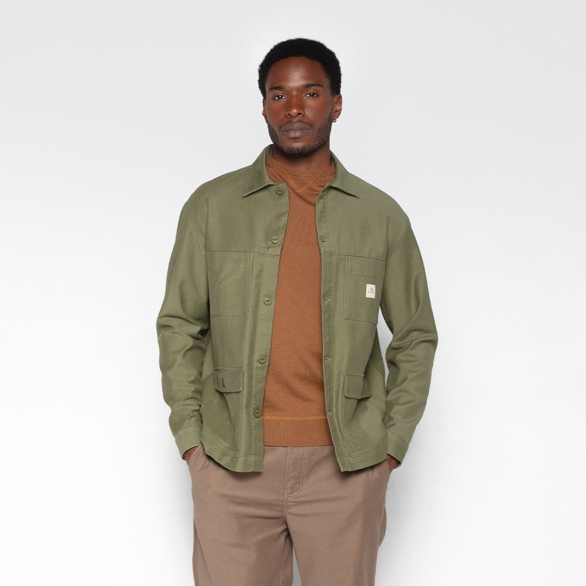 Worker jacket SERGE BLANCO Green