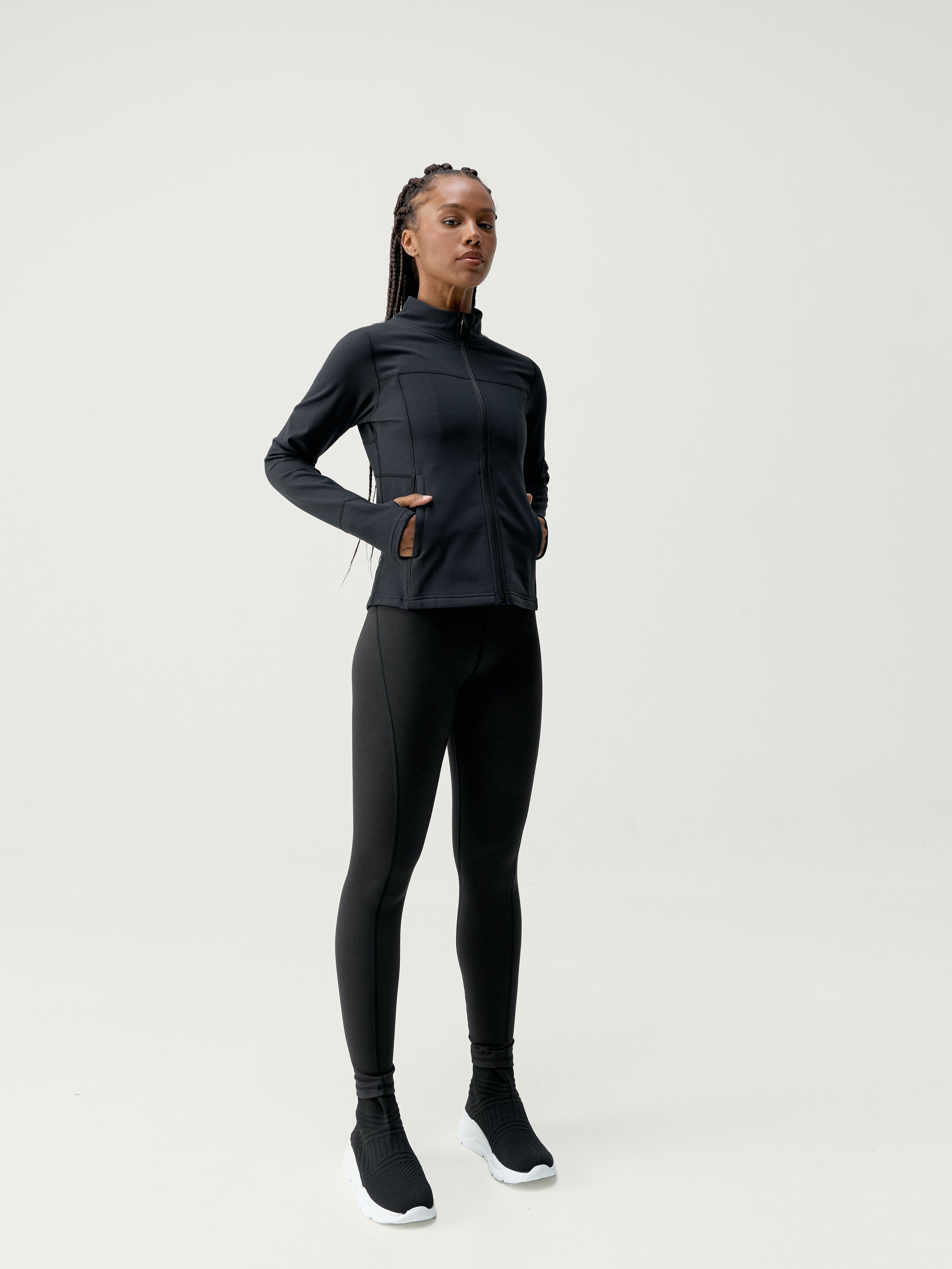 Reversible jacket BORN LIVING YOGA Black