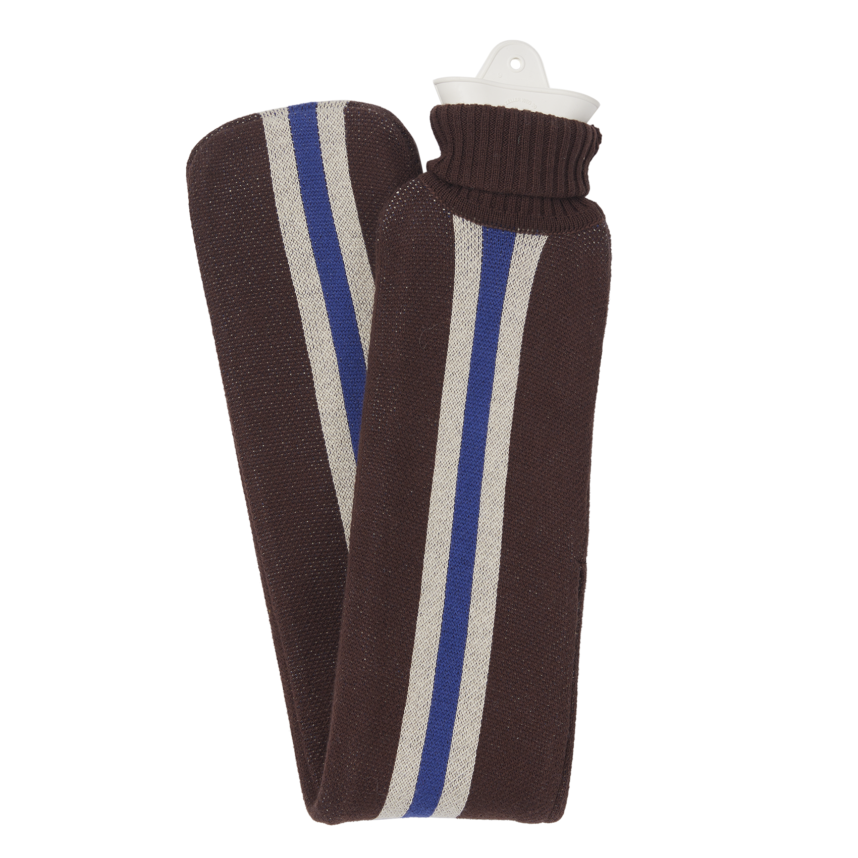 Bouillote tricotée en coton bio SUITE702 Marron