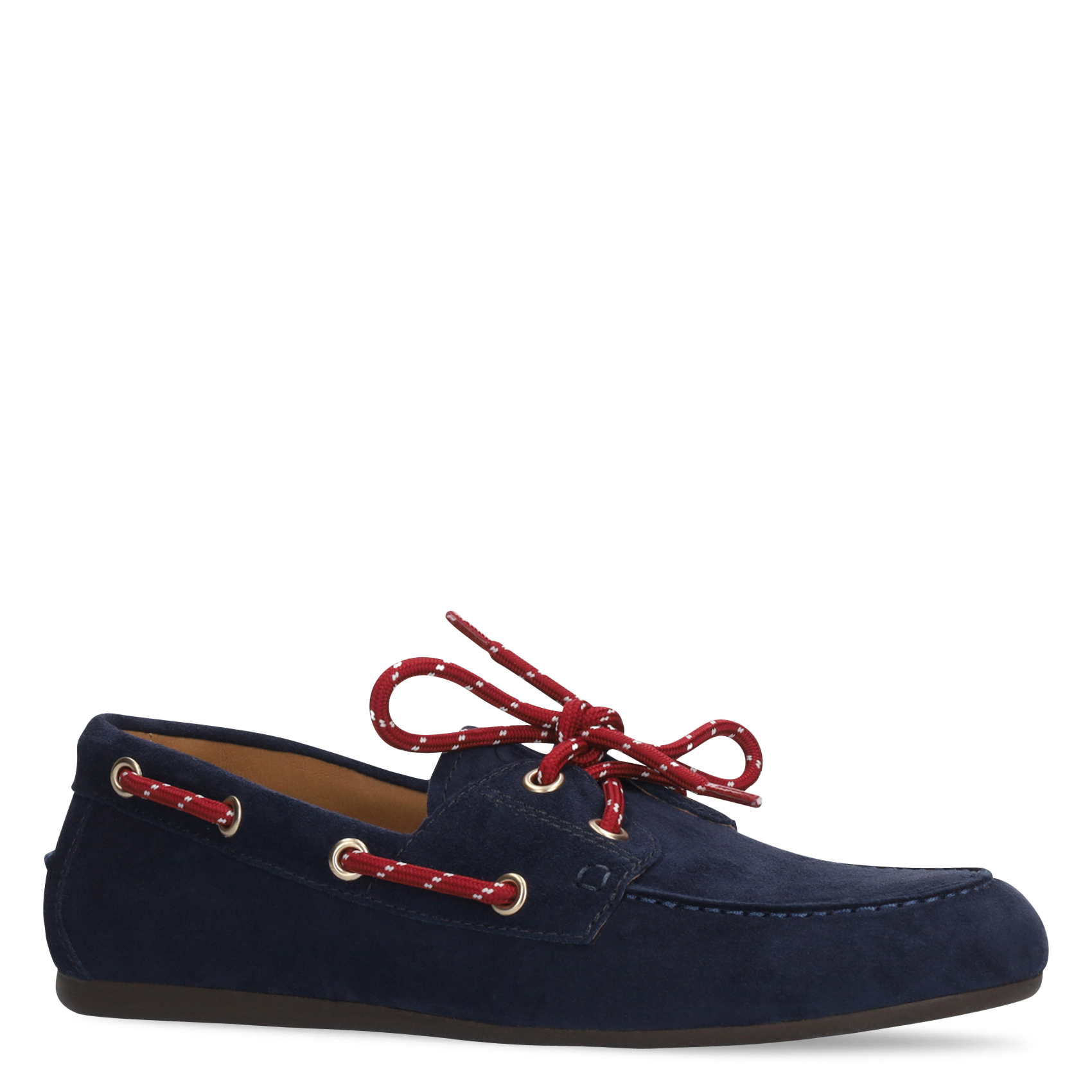 Chaussures bateau en cuir BIBI LOU Bleu