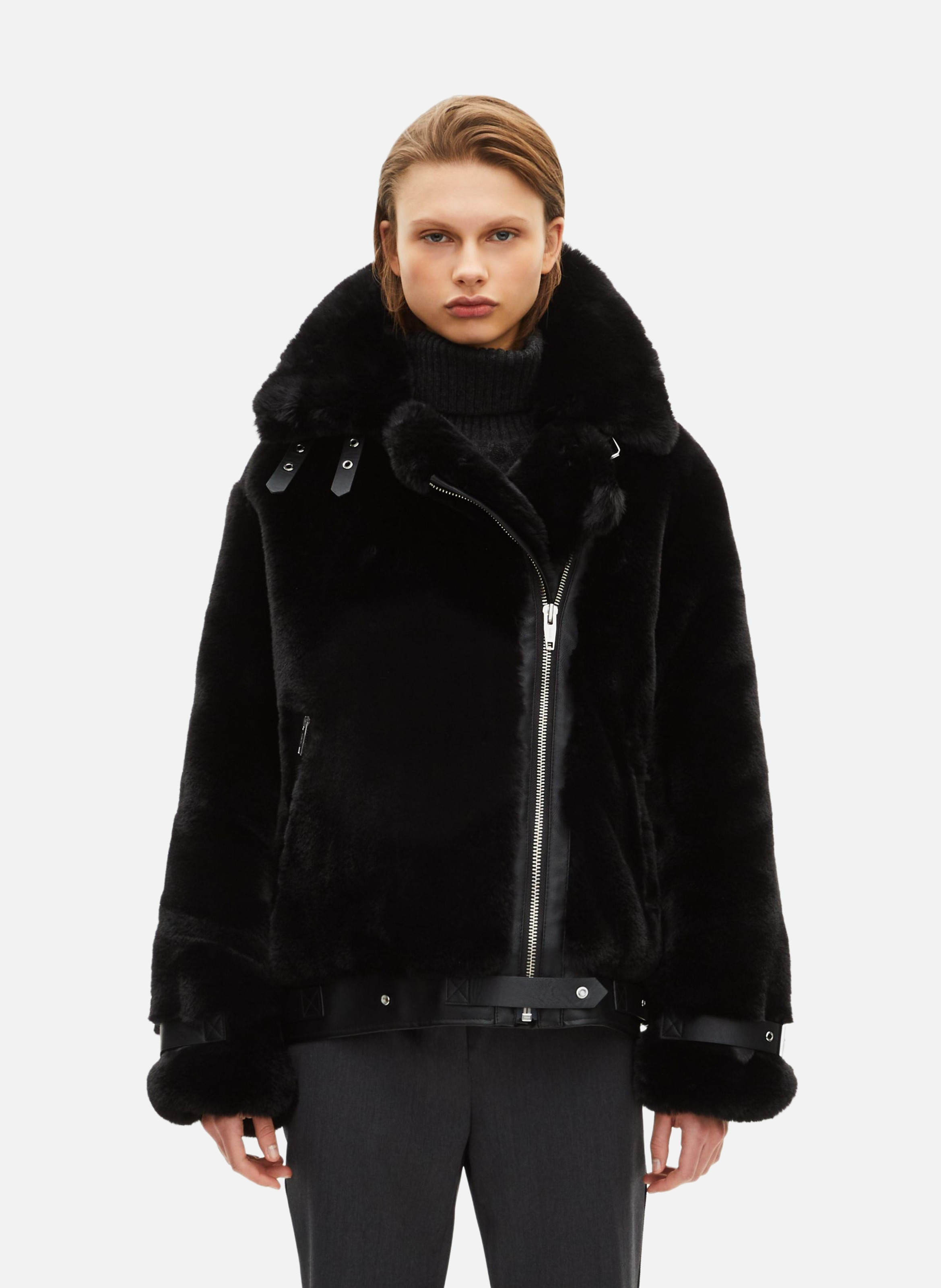 Faux fur aviator jacket THE KOOPLES