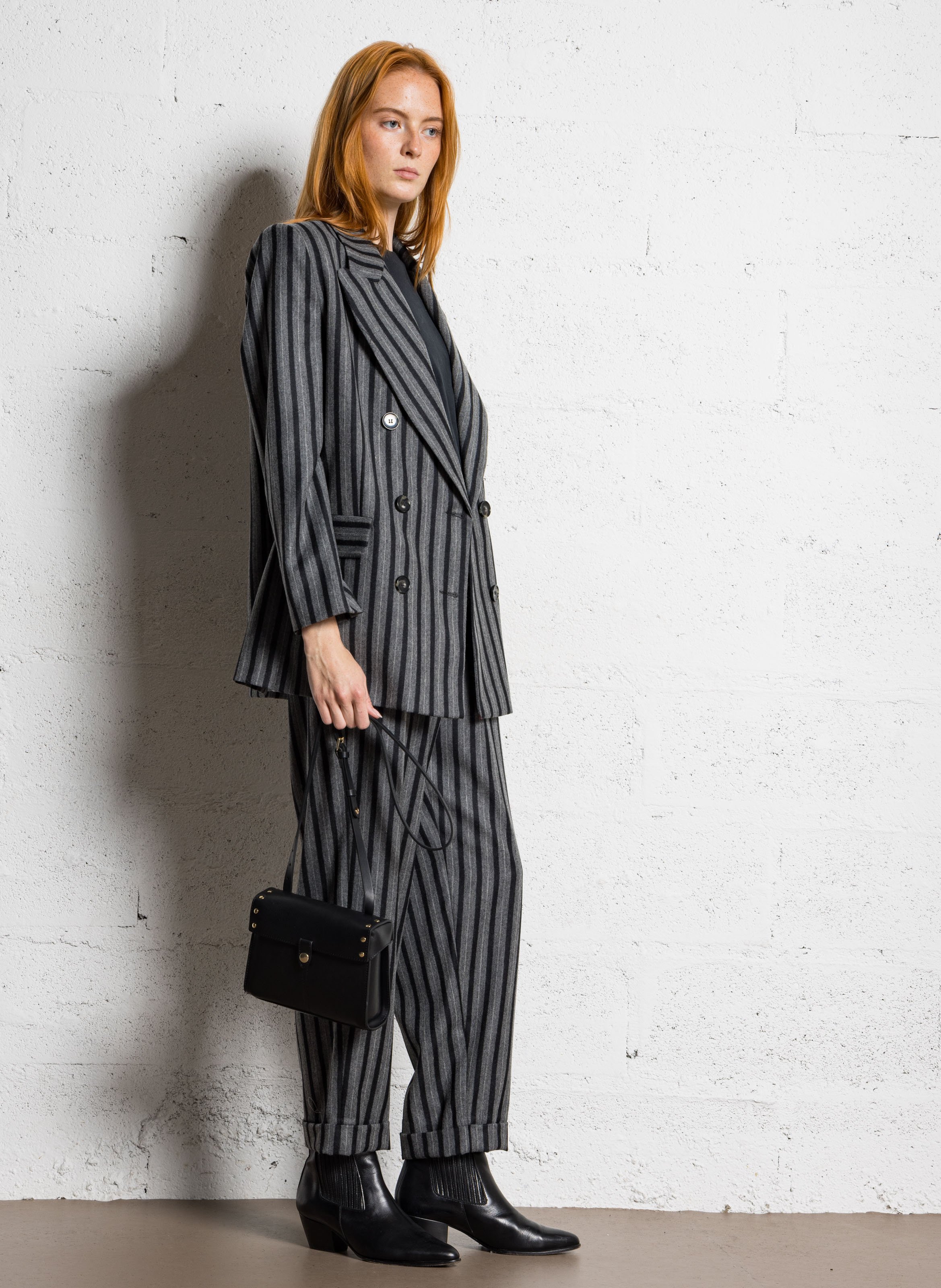 Brieftasche aus Leder HERBERT FRERE SOEUR Schwarz