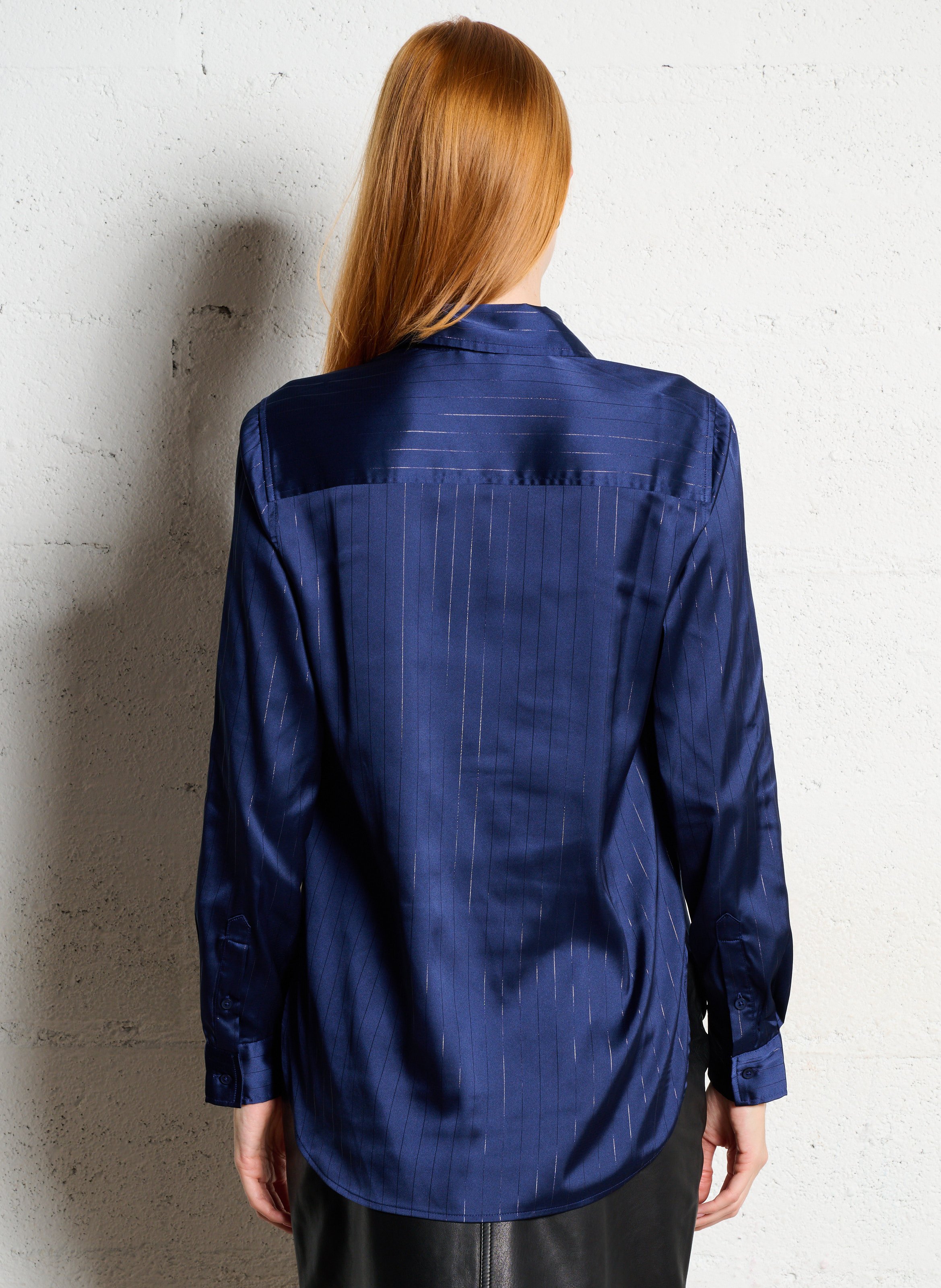 Chemise col classique rayé IKKS Bleu