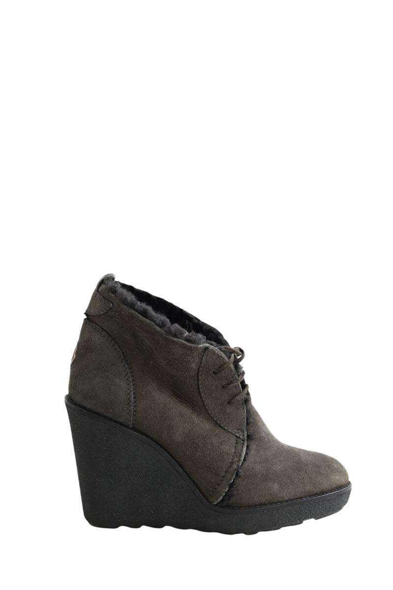 Ankle boots MONCLER - Seconde Main Brown
