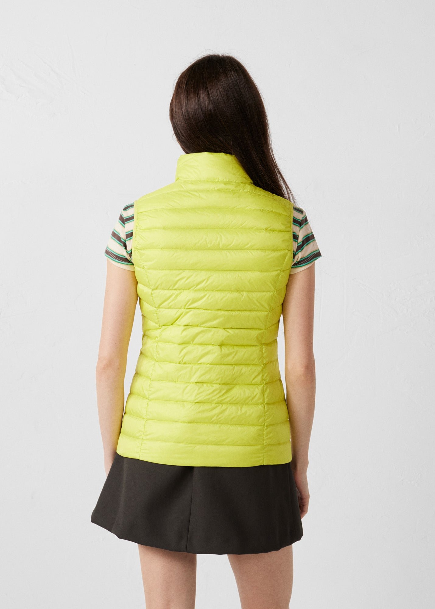 Sleeveless lightweight down vest seda JOTT Yellow