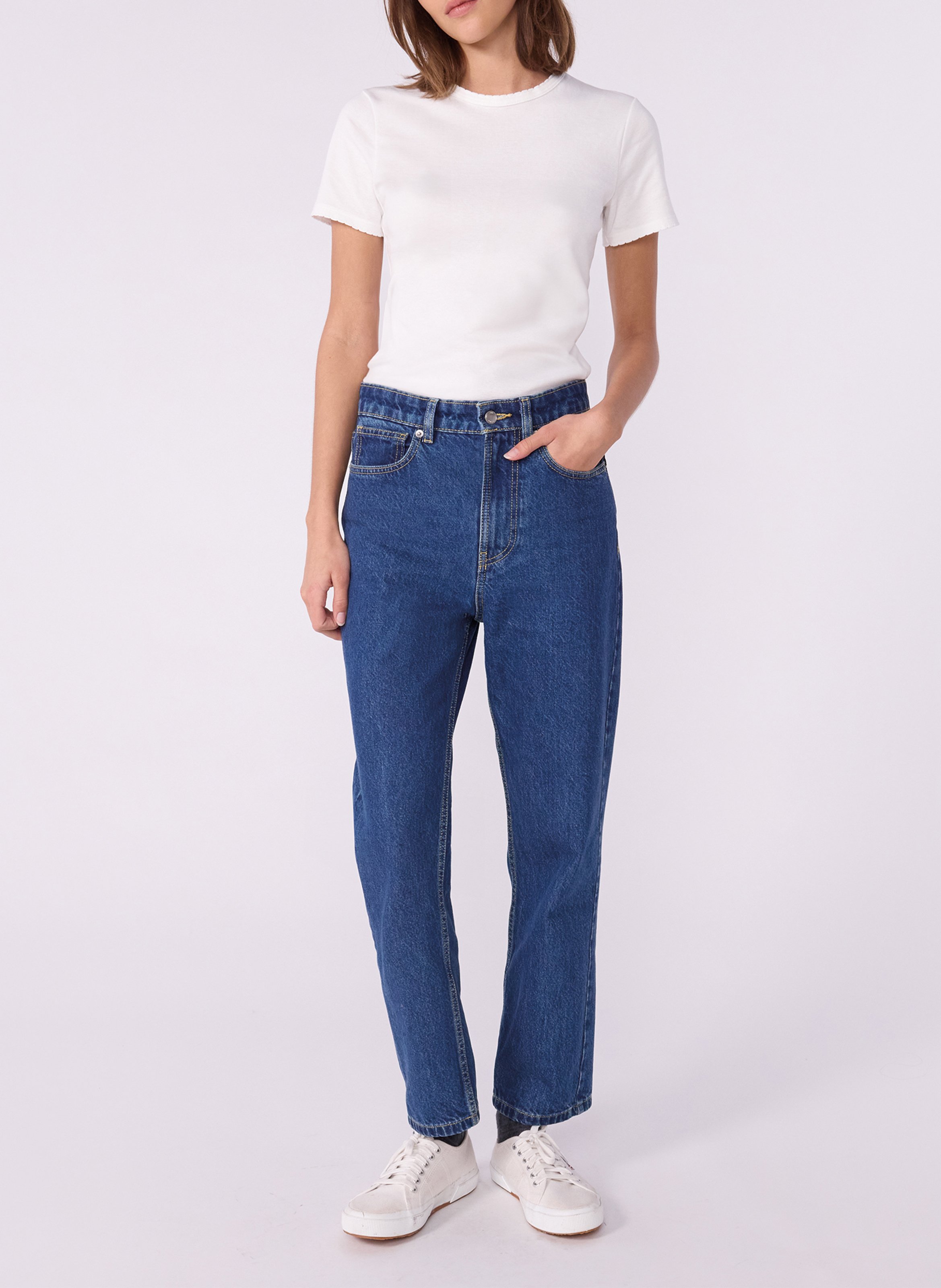 T-shirt met korte mouwen in effen katoen PETIT BATEAU Wit