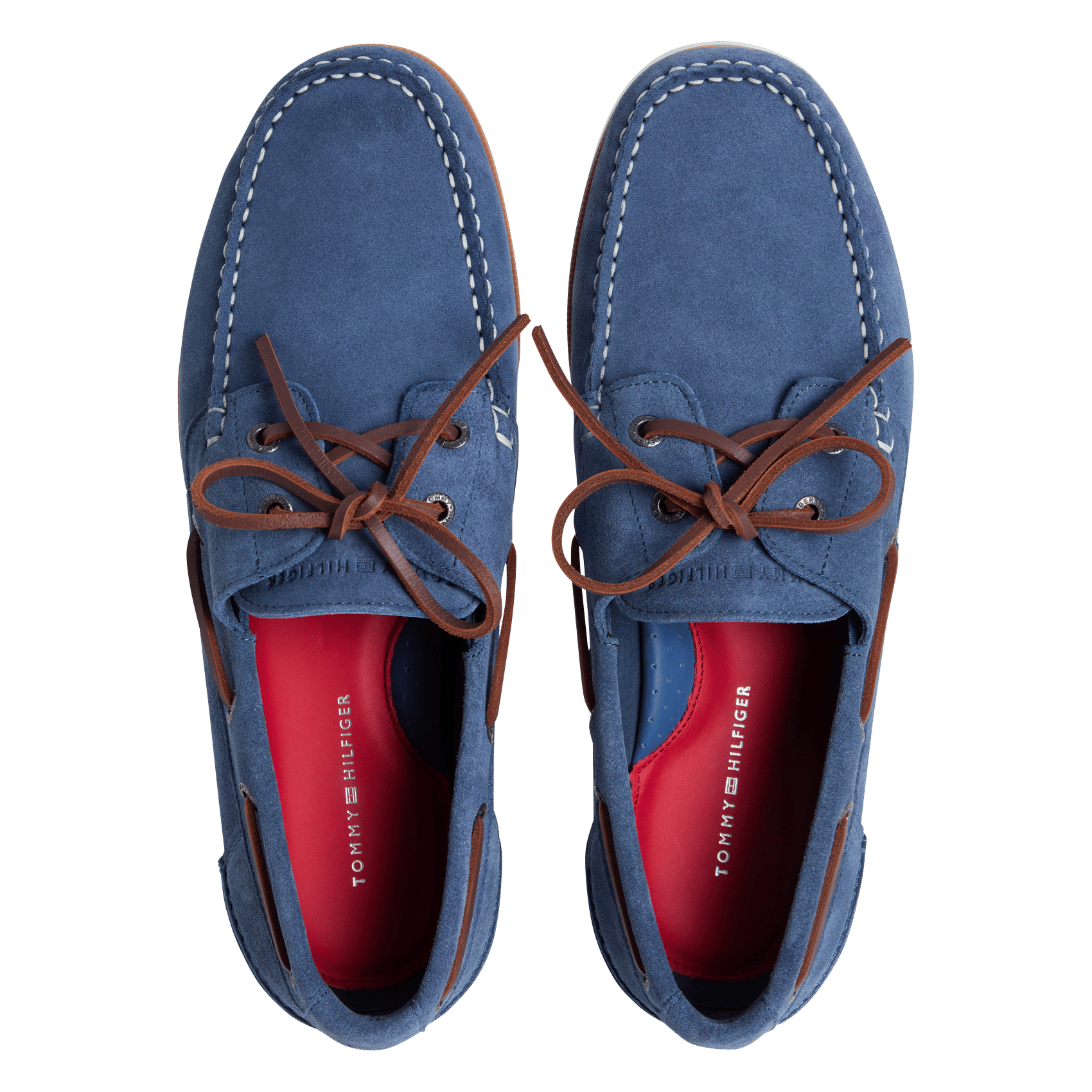 Chaussures de ville en daim  TOMMY HILFIGER Bleu