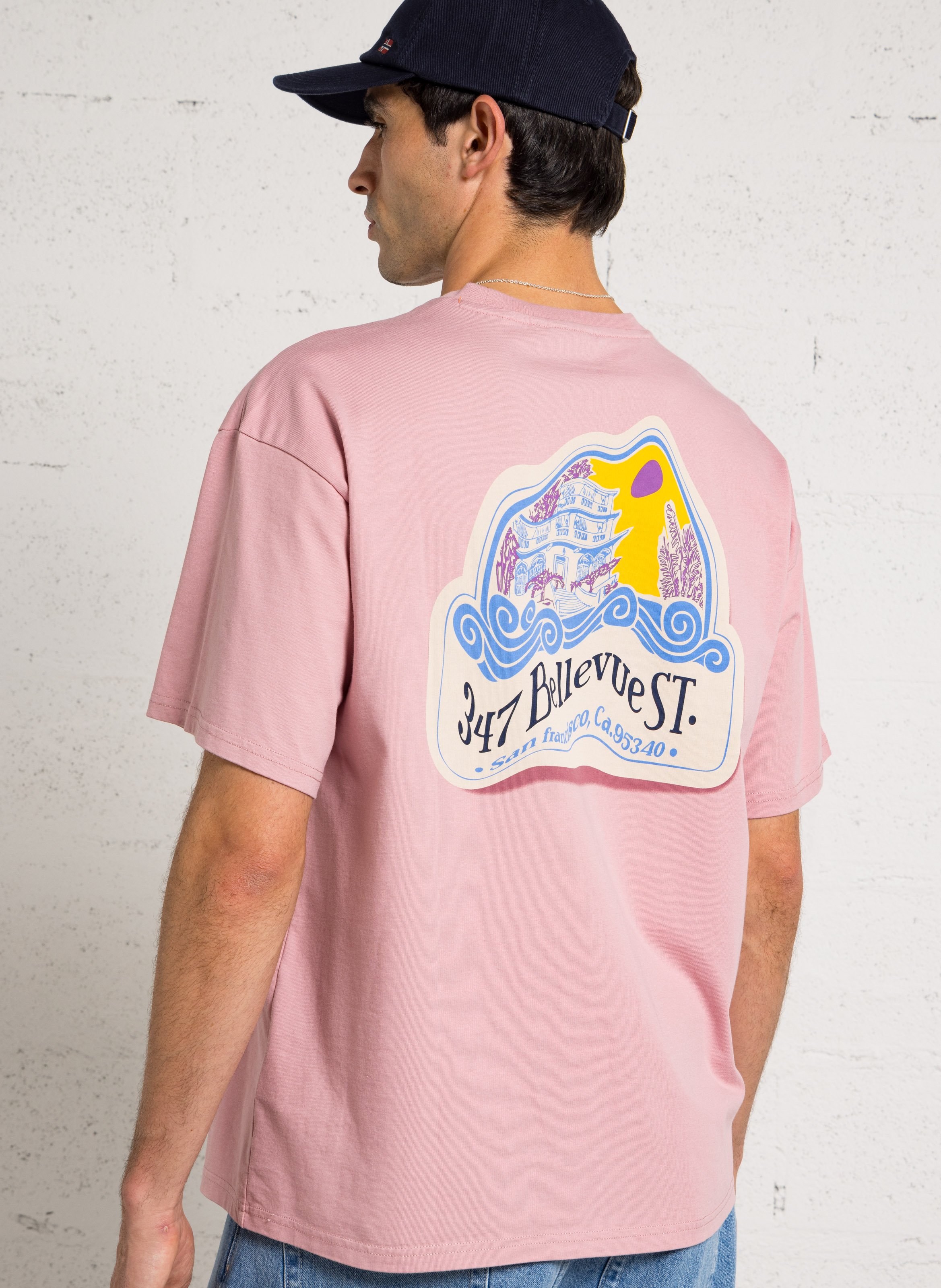 Camiliday round-neck sleeveless cotton top Pink