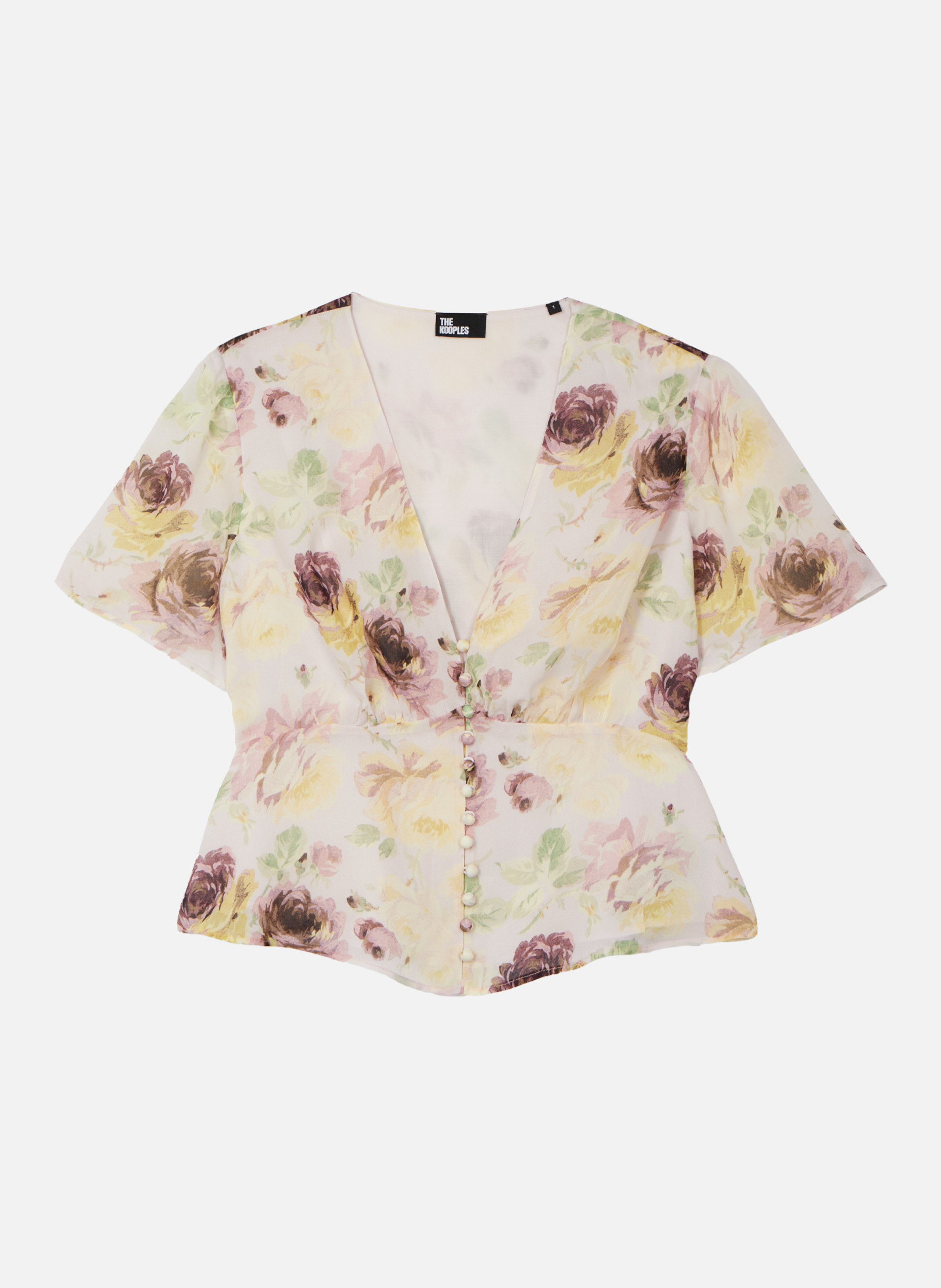 Top with printed button details THE KOOPLES Pink