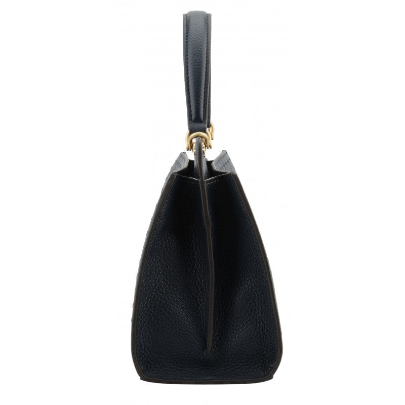 Handbag in calfskin Blue