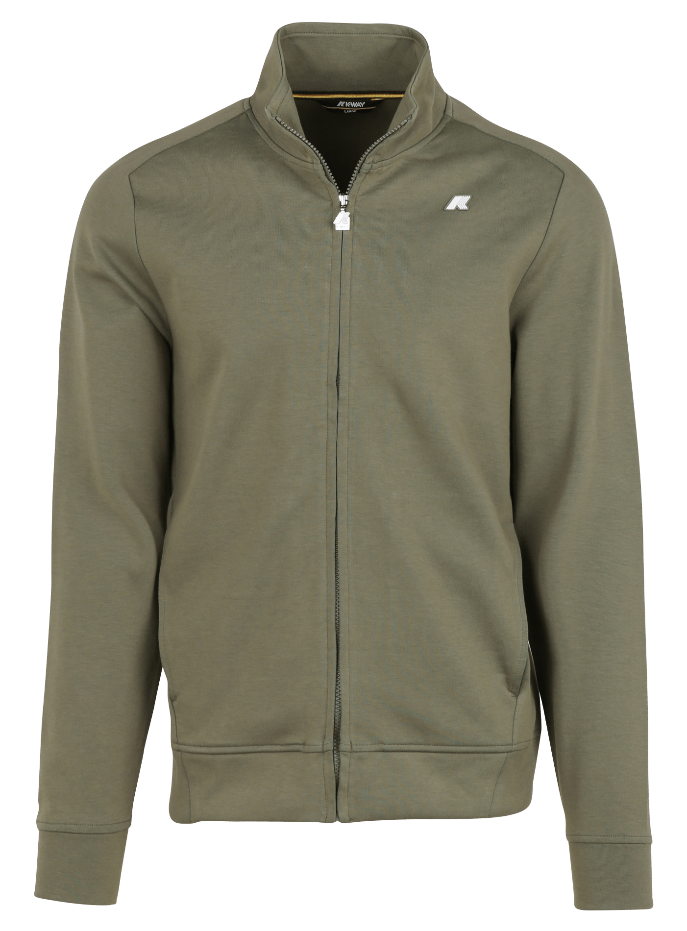 Cotton high-neck sweatshirt K-WAY Green