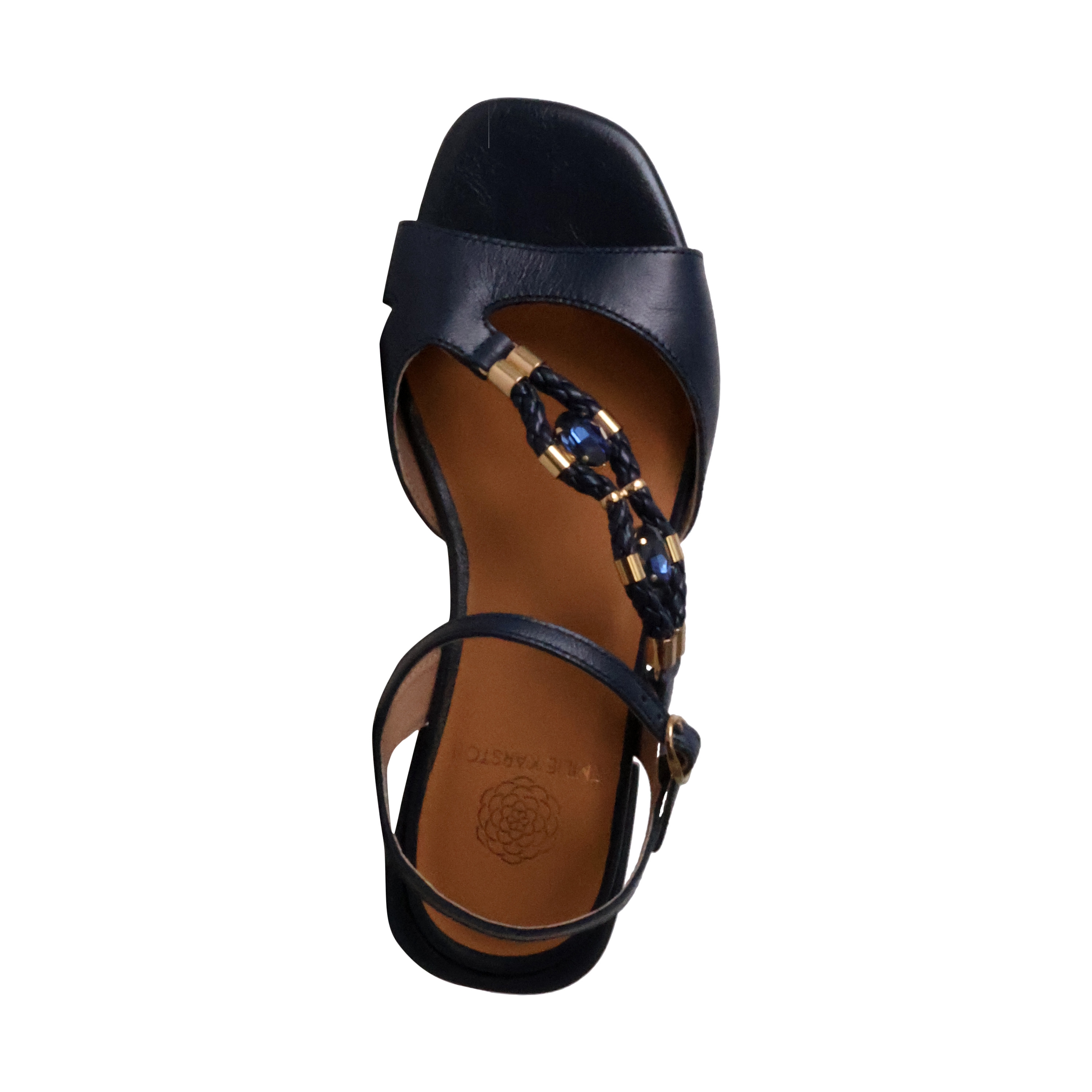 Sandales cuir   clemence EMILIE KARSTON Bleu
