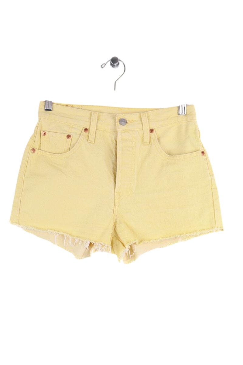 Mini shorts LEVI'S - Seconde main Yellow