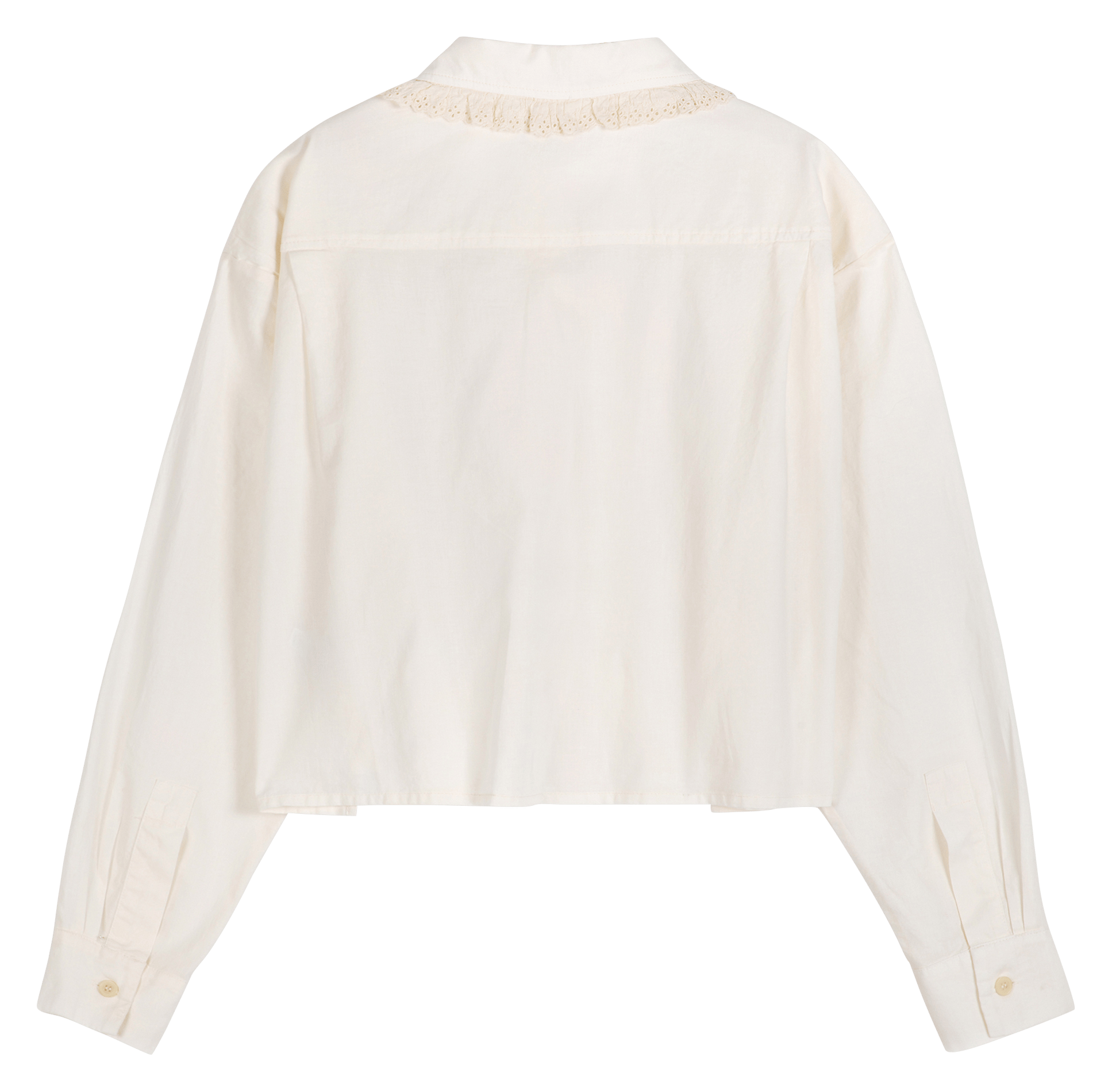 Bio-Baumwoll-Crop-Top. BOBO CHOSES Weiss