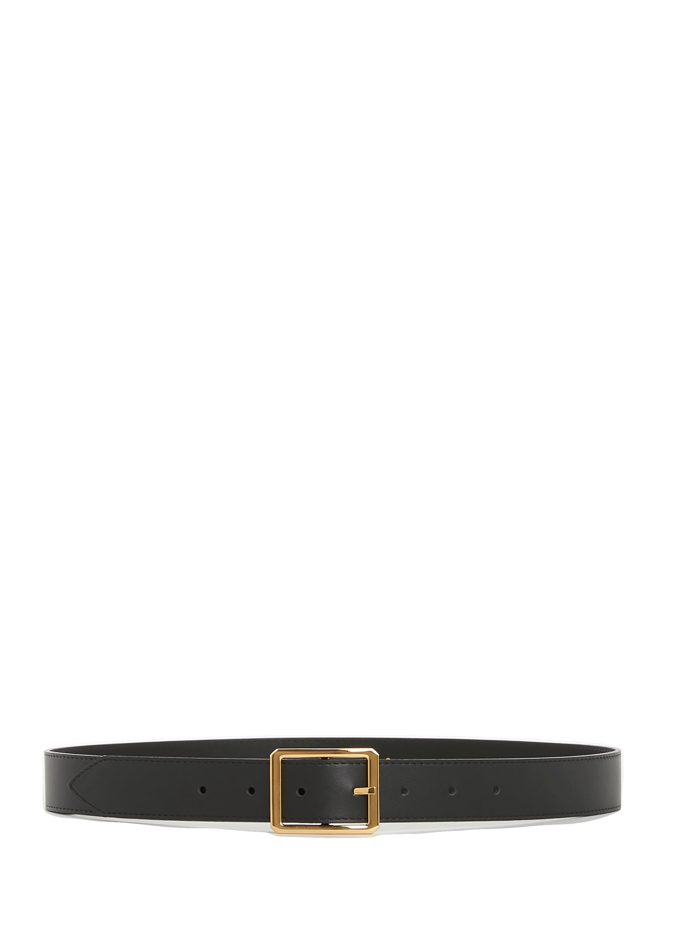 Leather Belt pri0303g SAISON 1865 Black