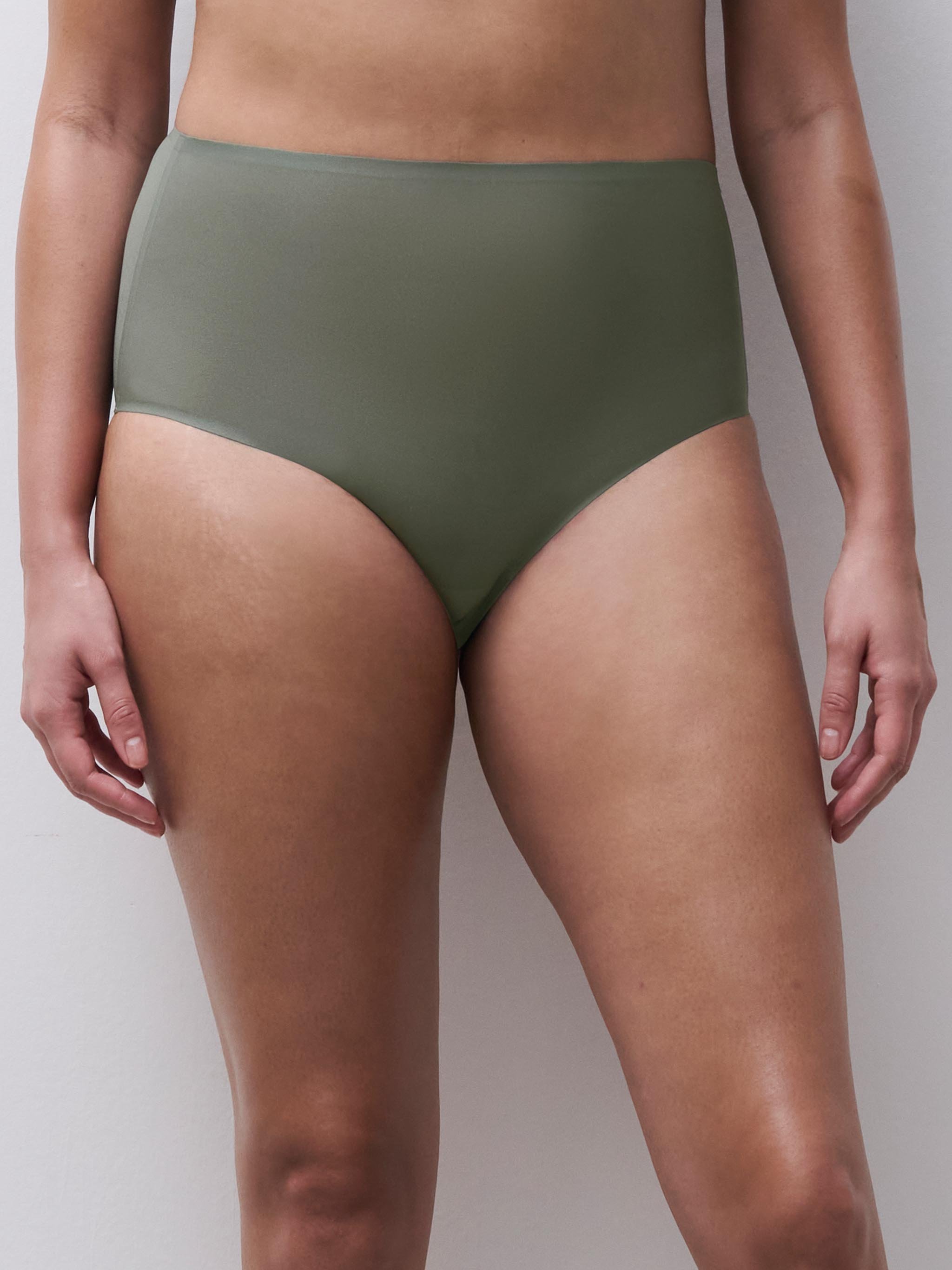 High-waisted panties CHANTELLE Green