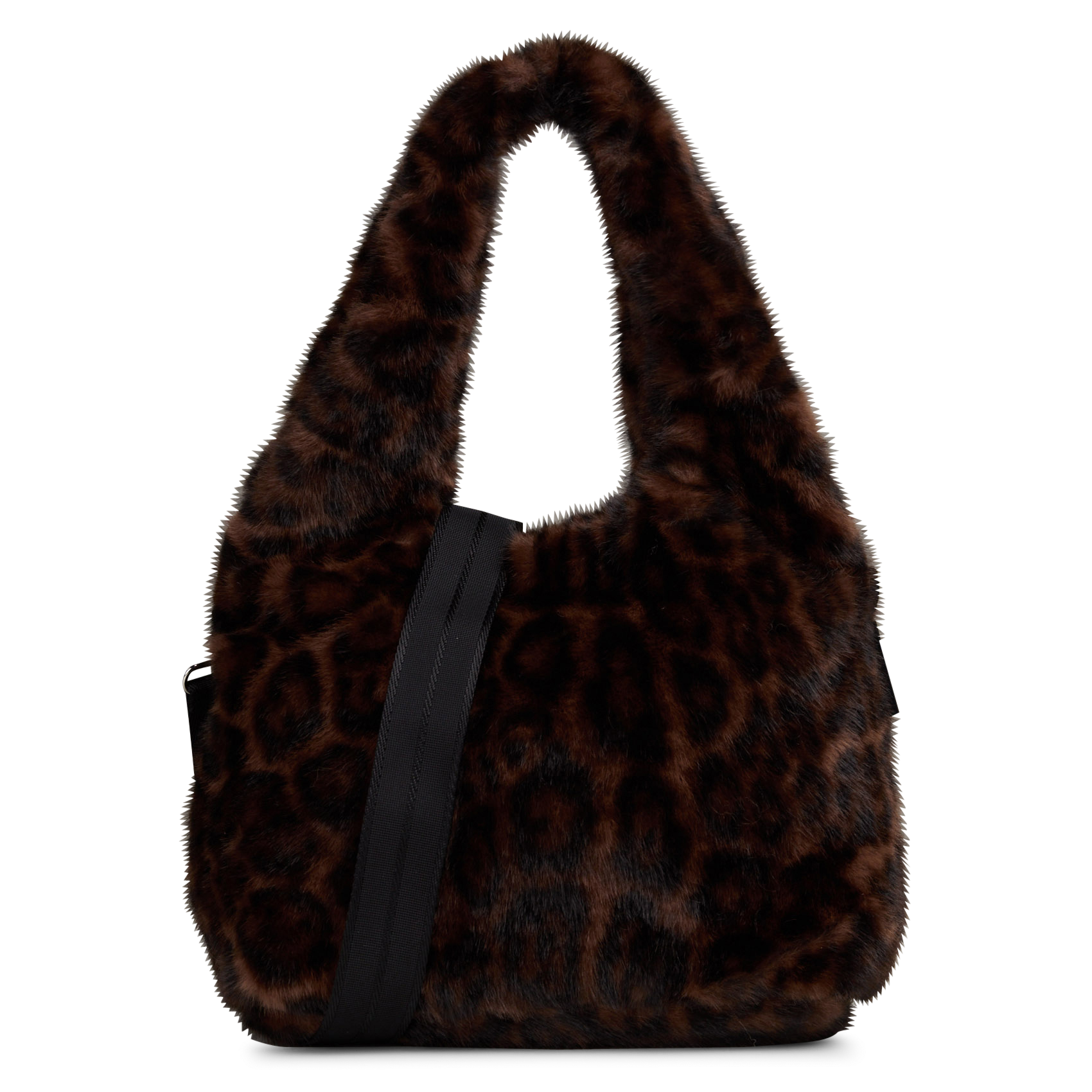Fake fur shoulder bag BELLEROSE Grey
