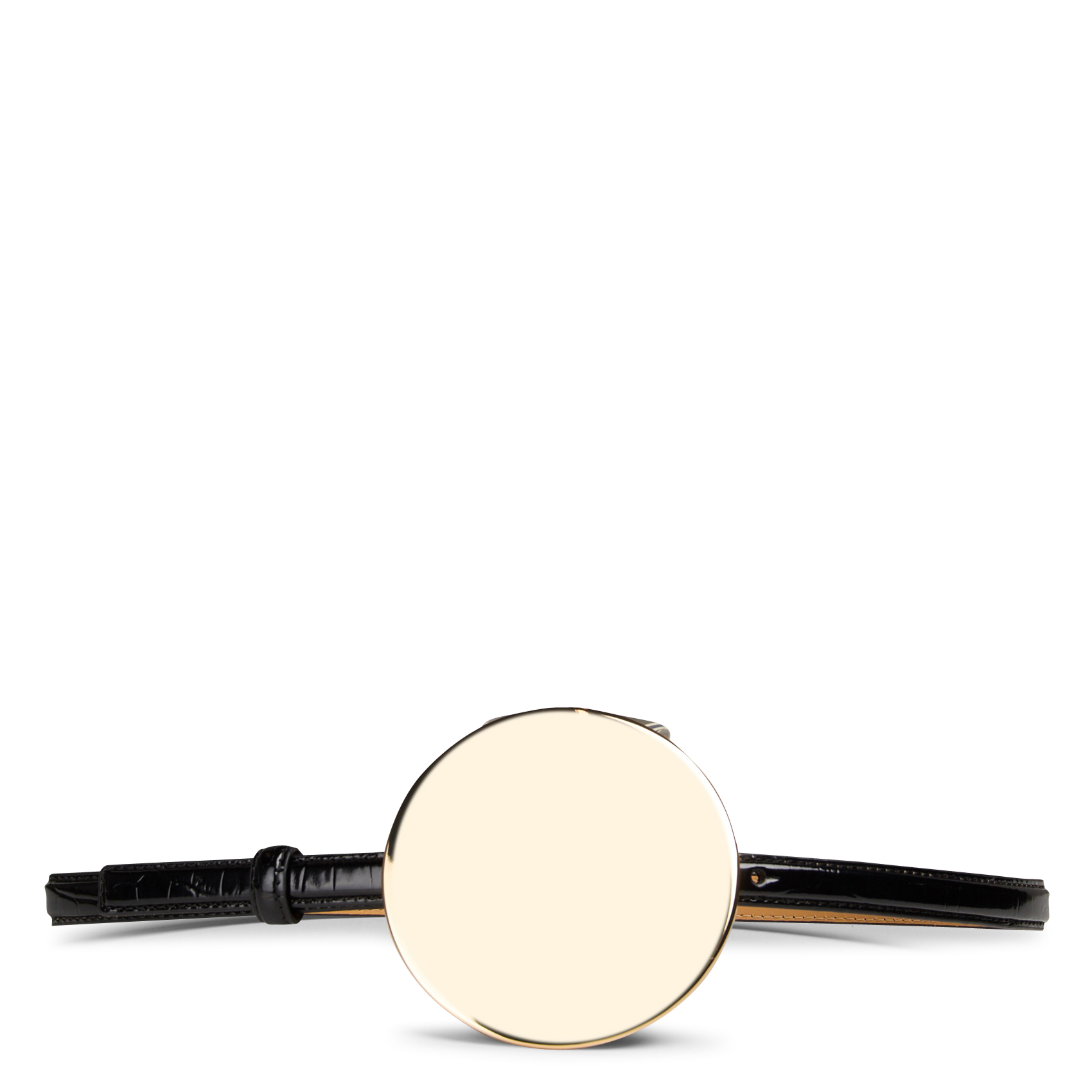 Leather belt LAURENCE BRAS Black