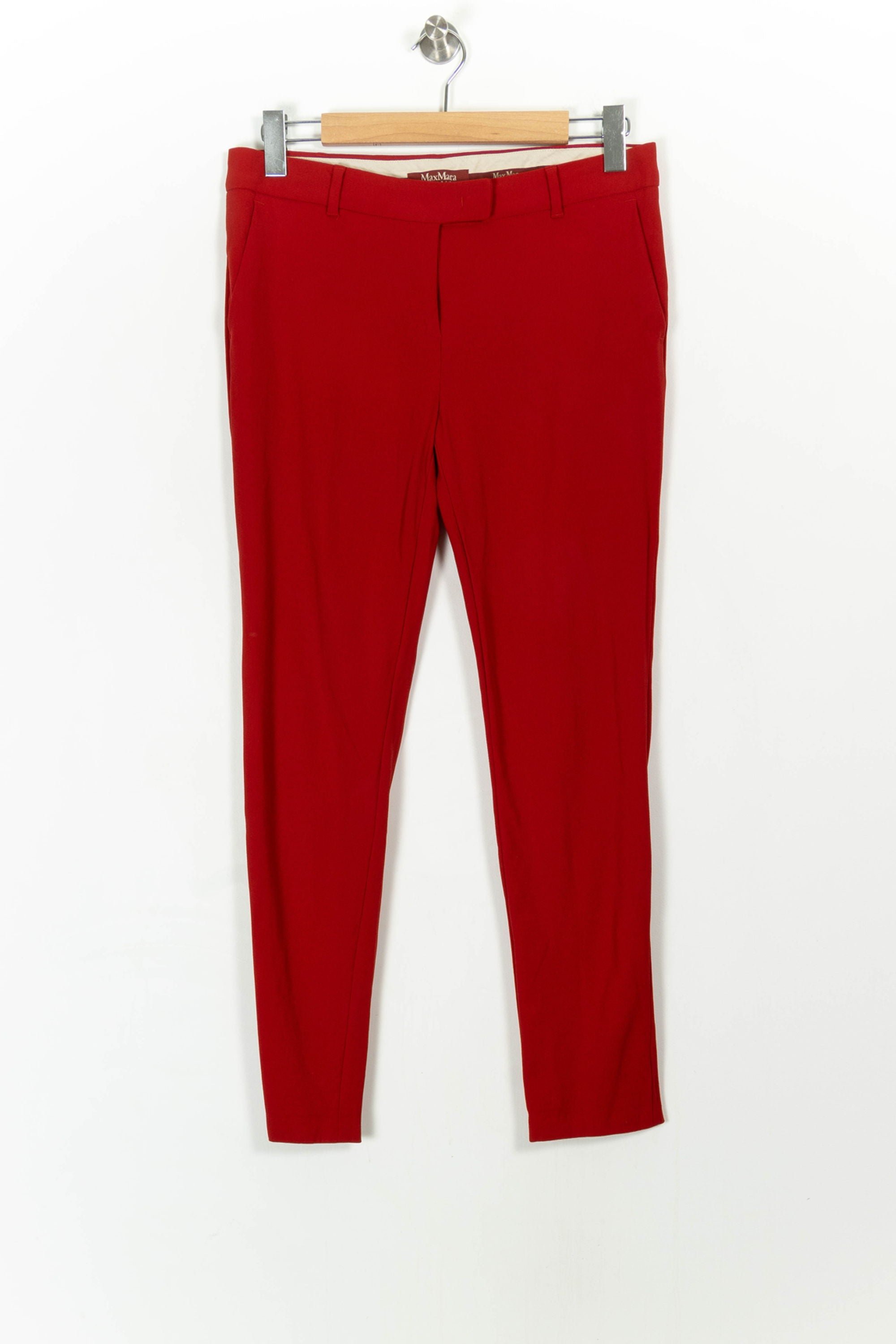 Pants MAX MARA - Seconde Main Red