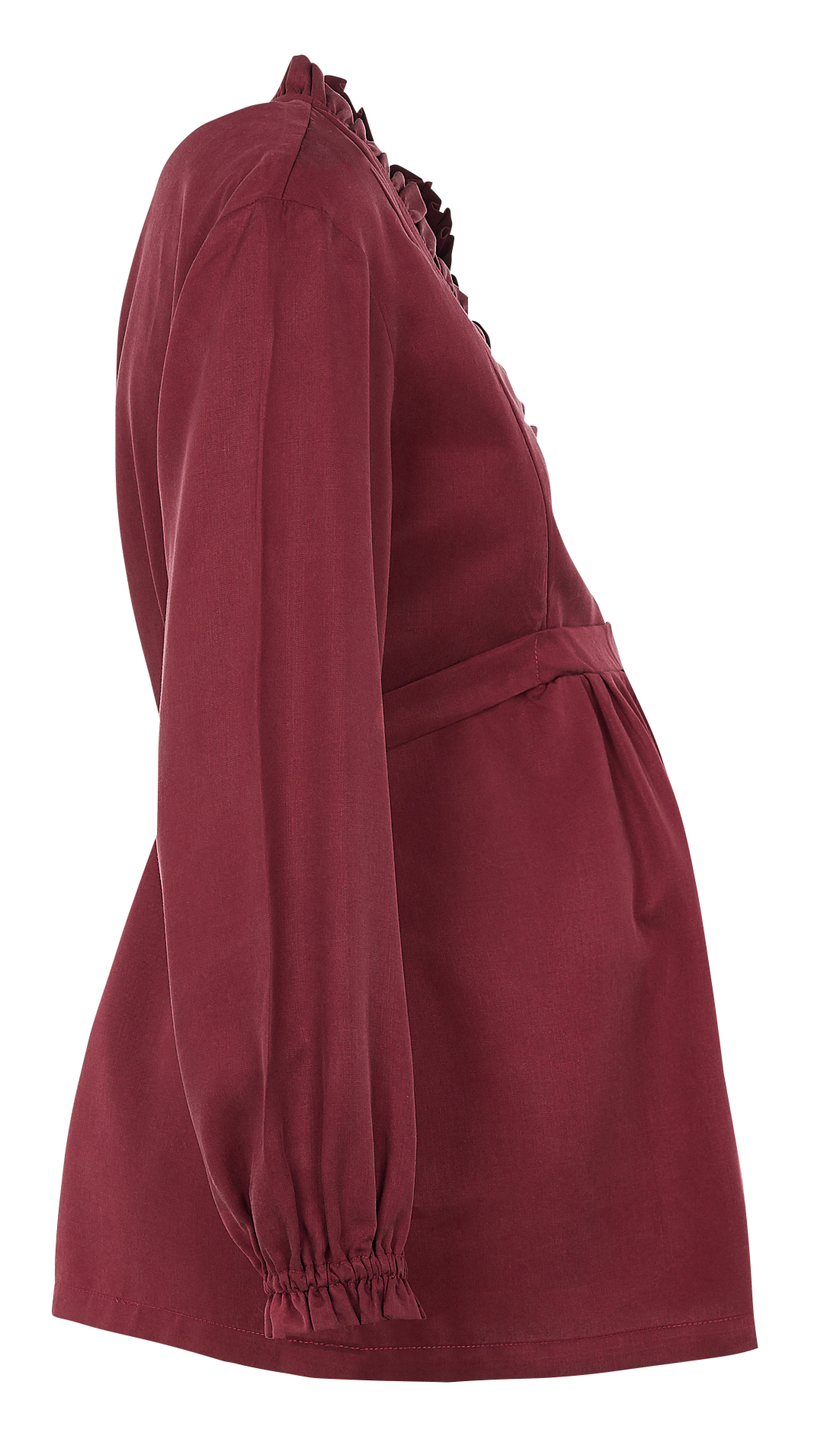 Long-sleeved maternity top POLINA Red