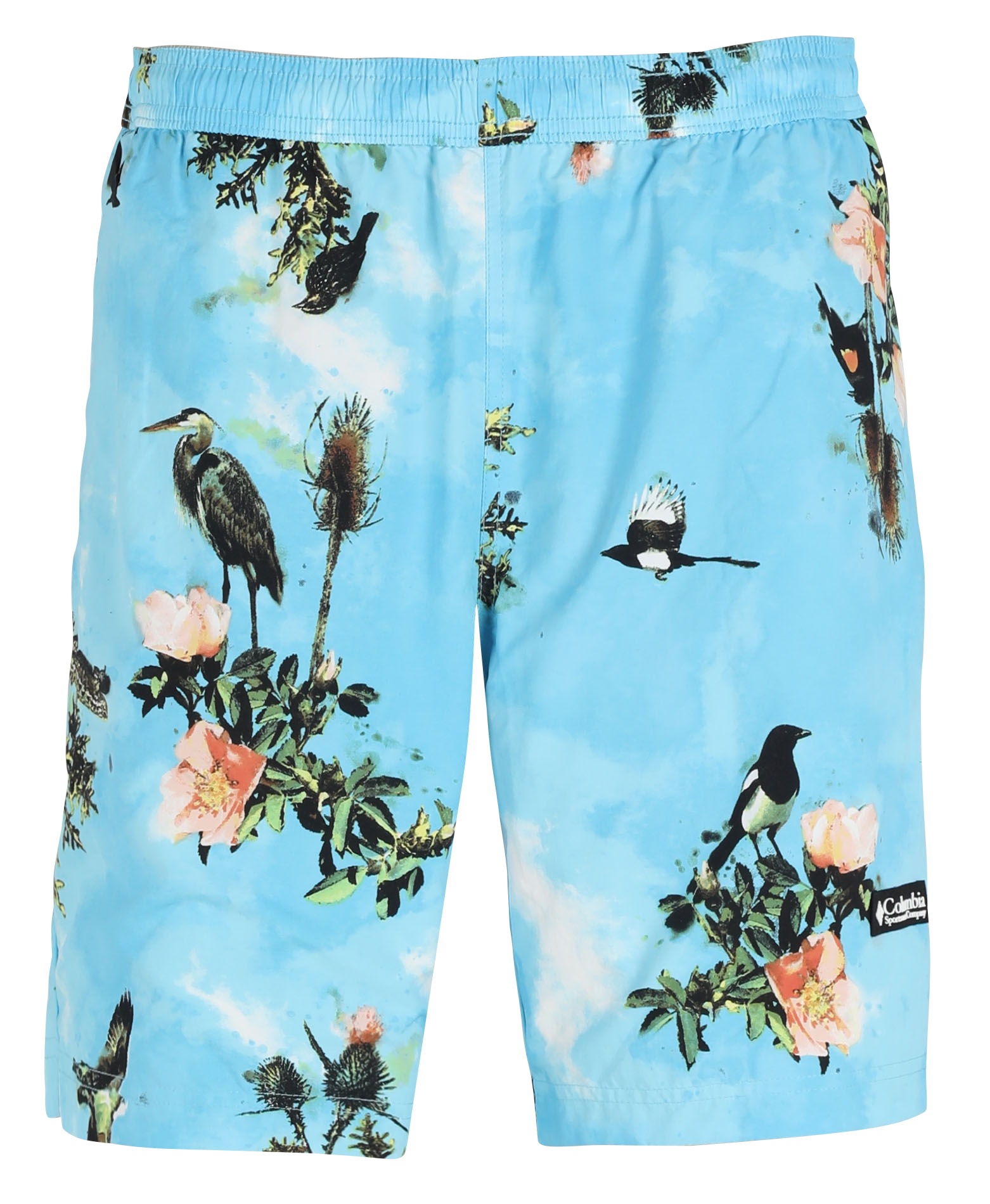 Reversible printed Bermuda shorts COLUMBIA Beige