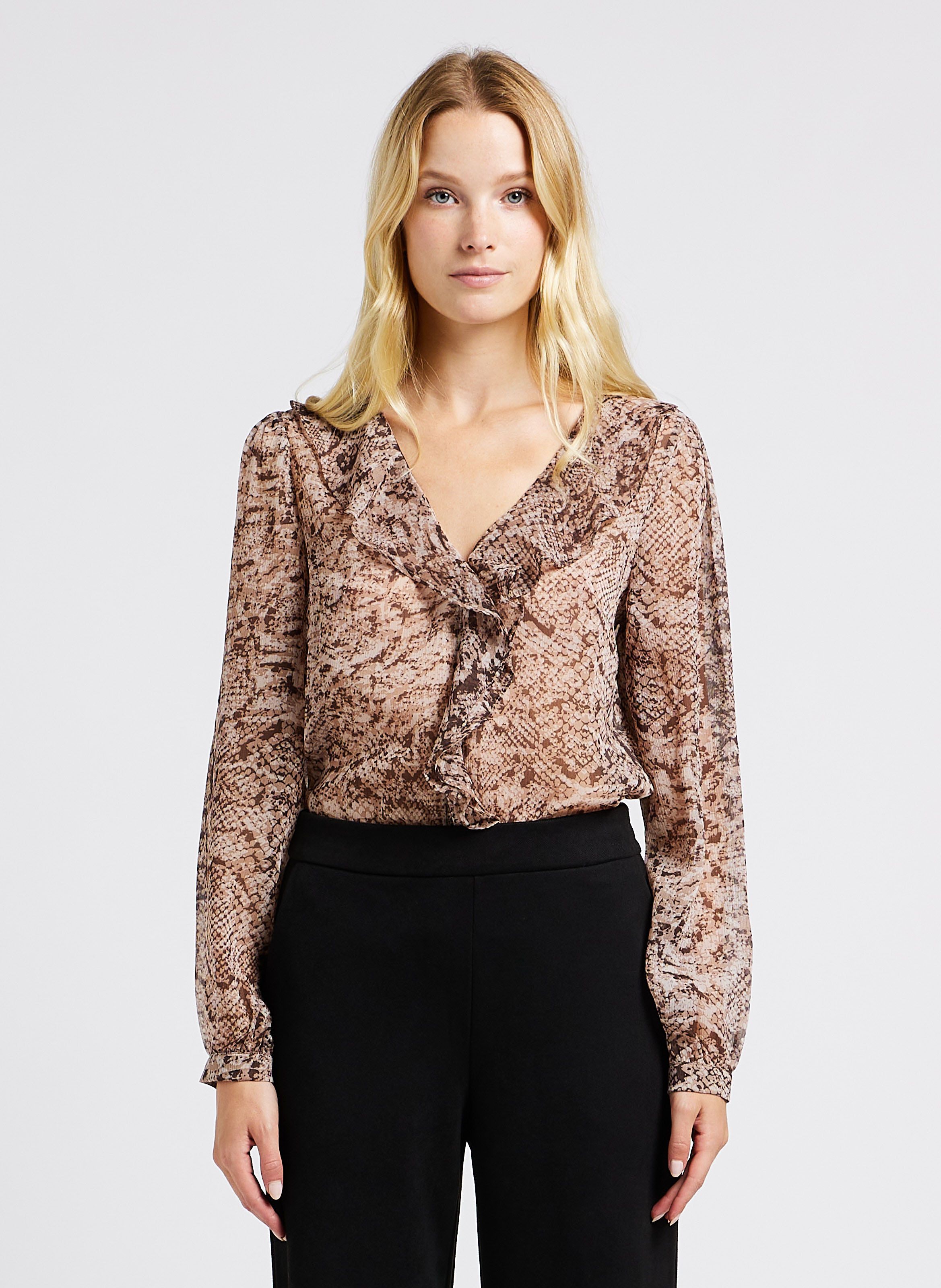 Chemise imprimé best sale python femme