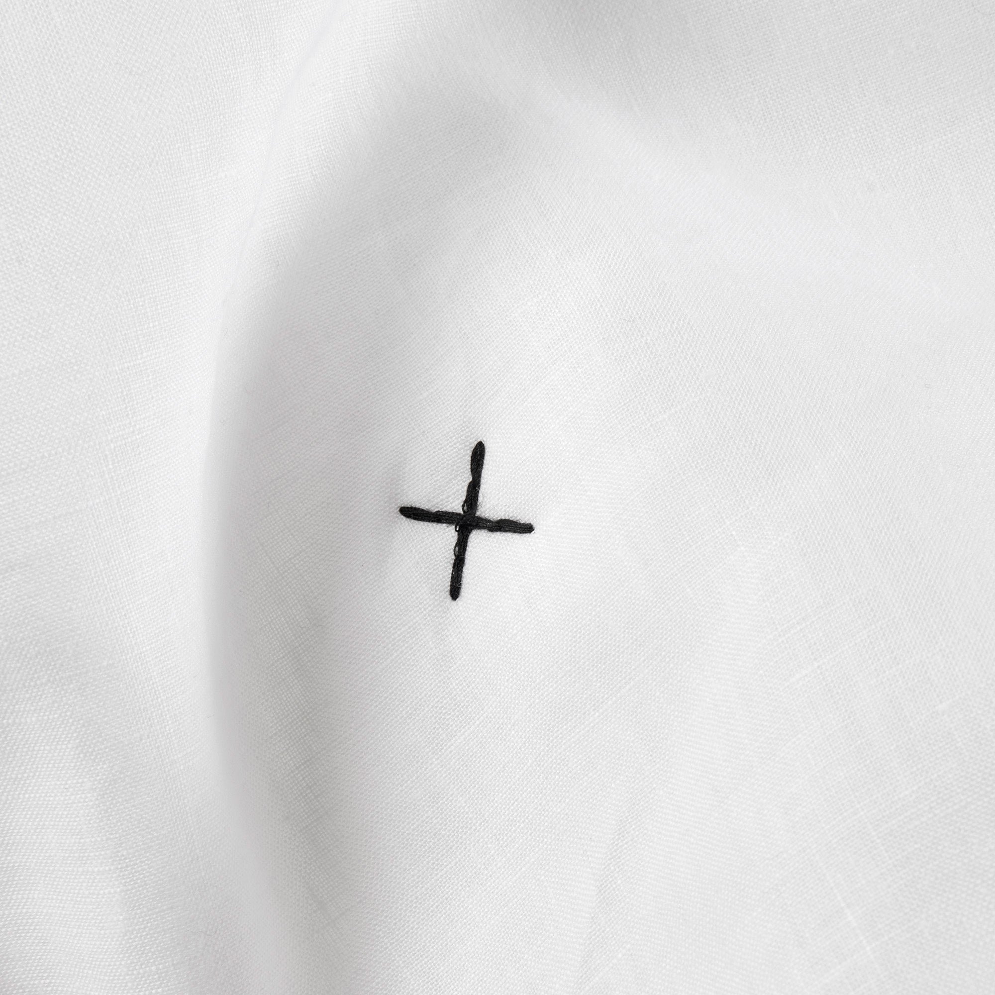 CARLINA - Quilted linen bedspread MADURA White