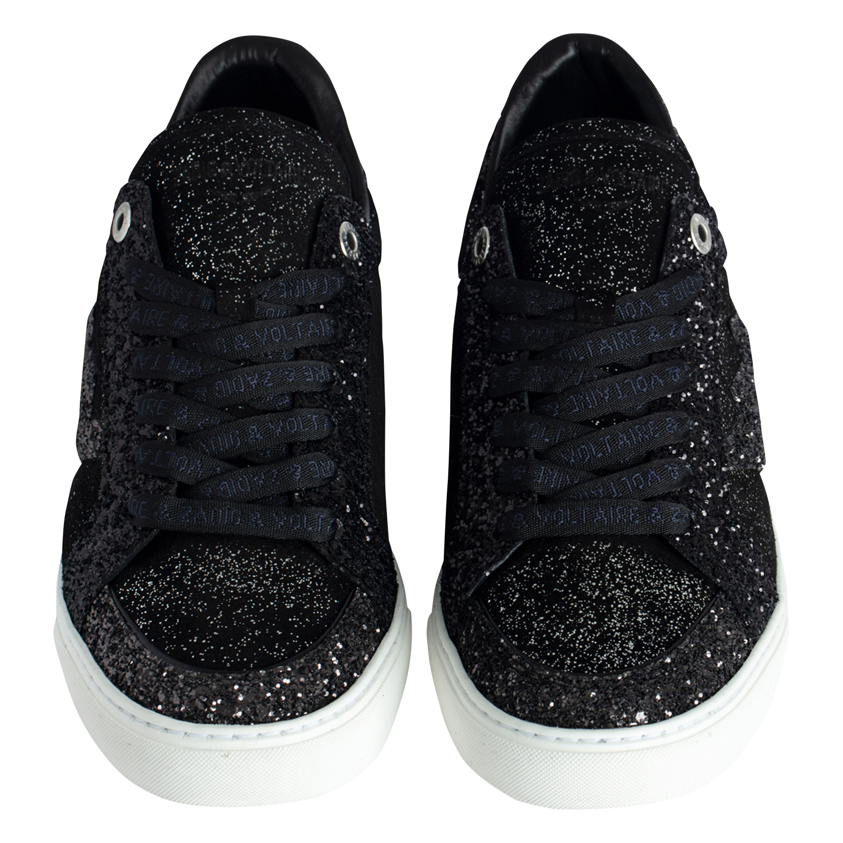 Baskets basses pailletées ZADIG&VOLTAIRE Noir