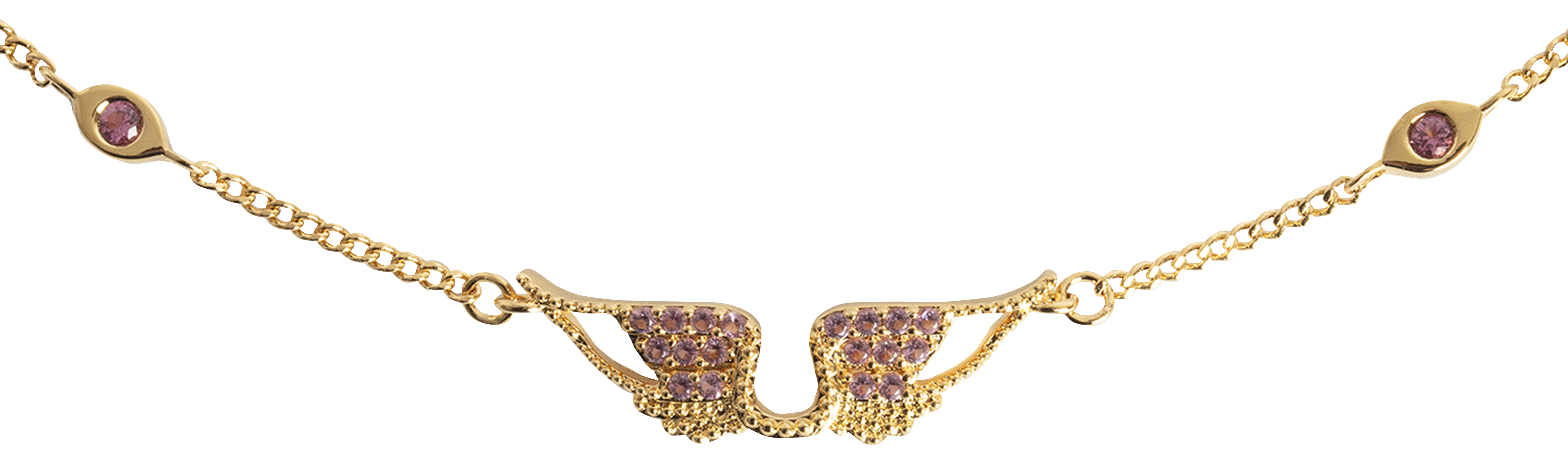 Strasshalskette ZADIG&VOLTAIRE Gelb