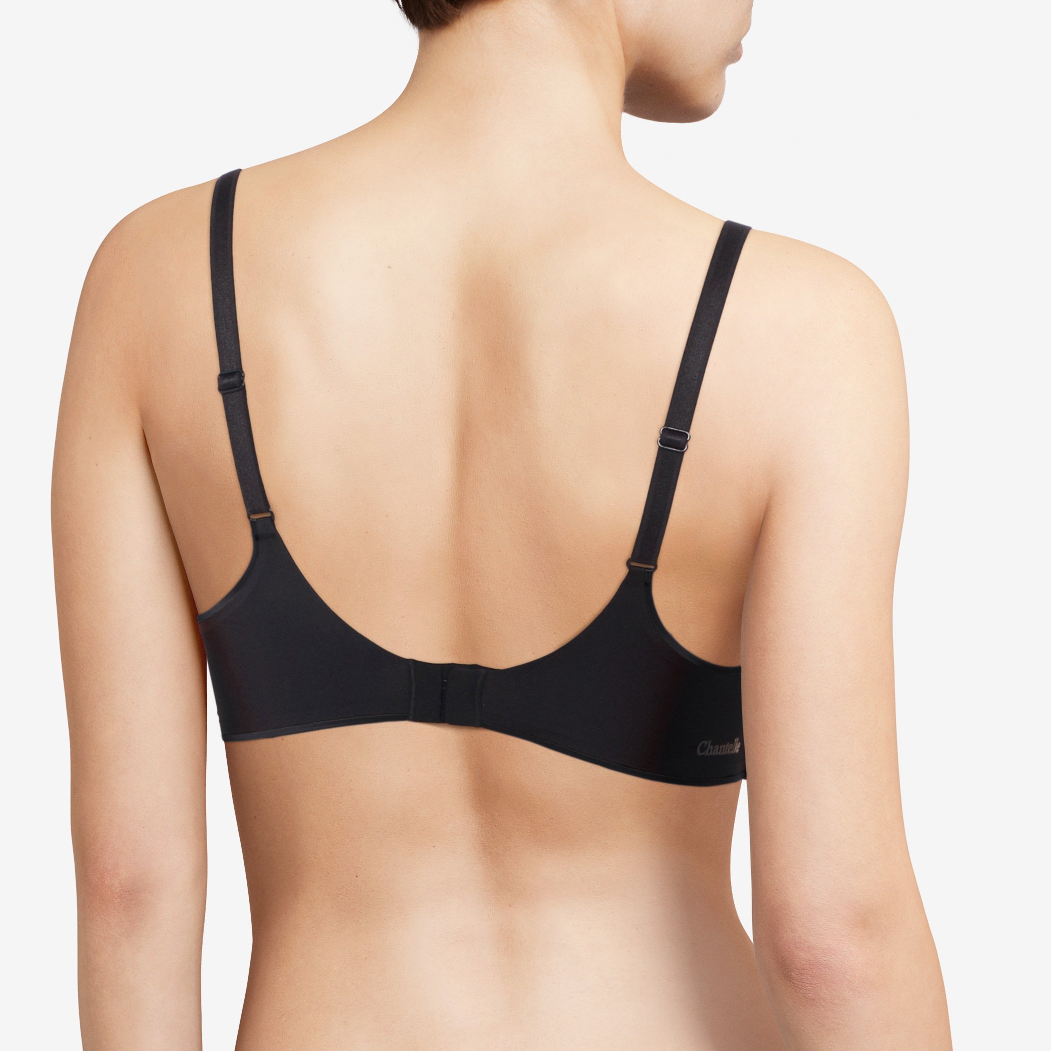 Wireless triangle bra with molded cups CHANTELLE Black