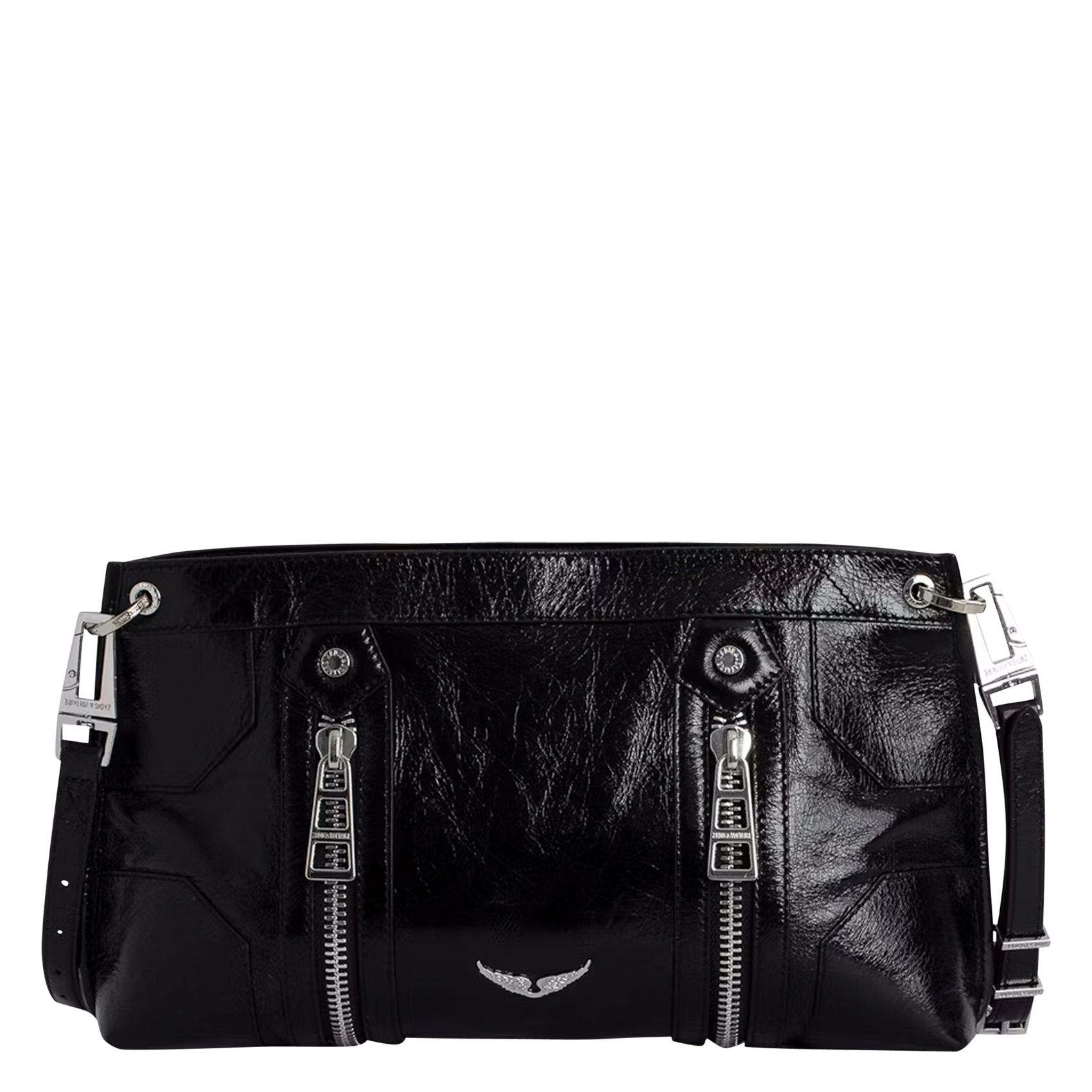 Lakleren schoudertas ZADIG&VOLTAIRE