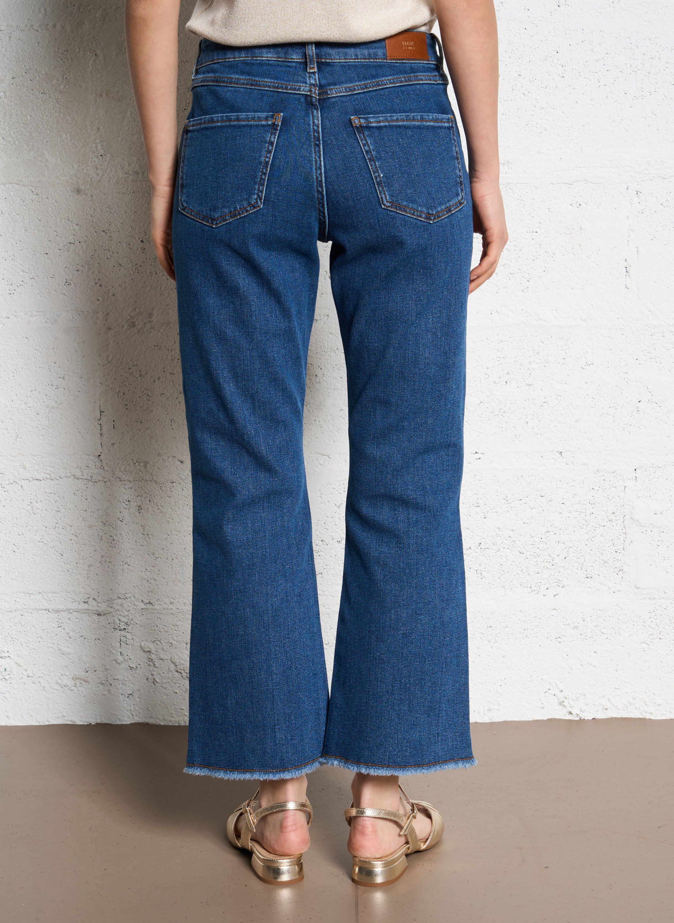 Jean flare 7/8e Bleu