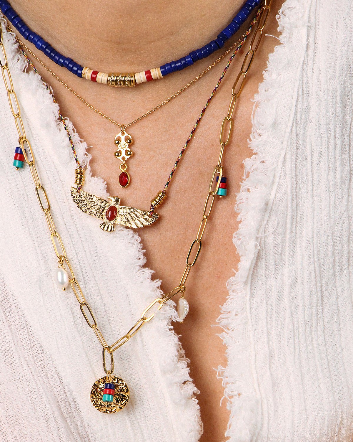 Necklace NILAI Multicolored