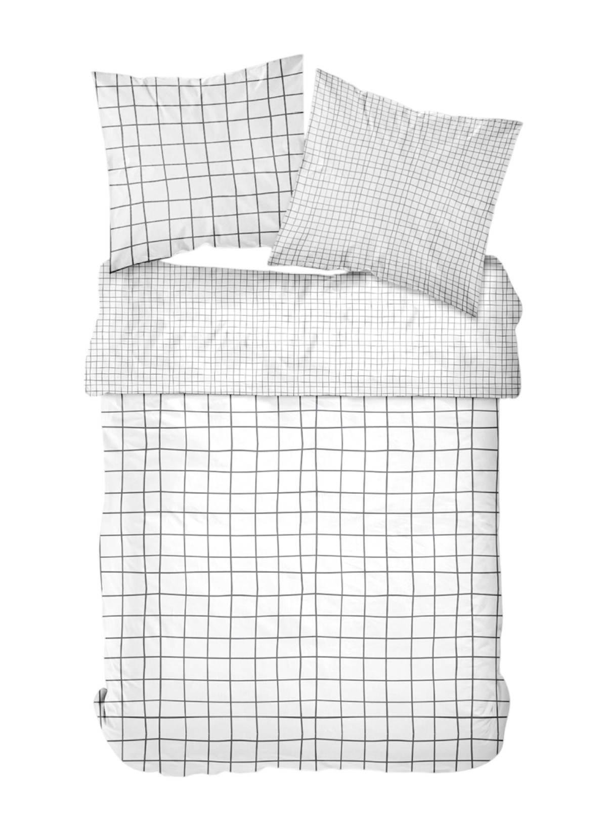 Printed cotton bed set TODAY LINGE DE MAISON White