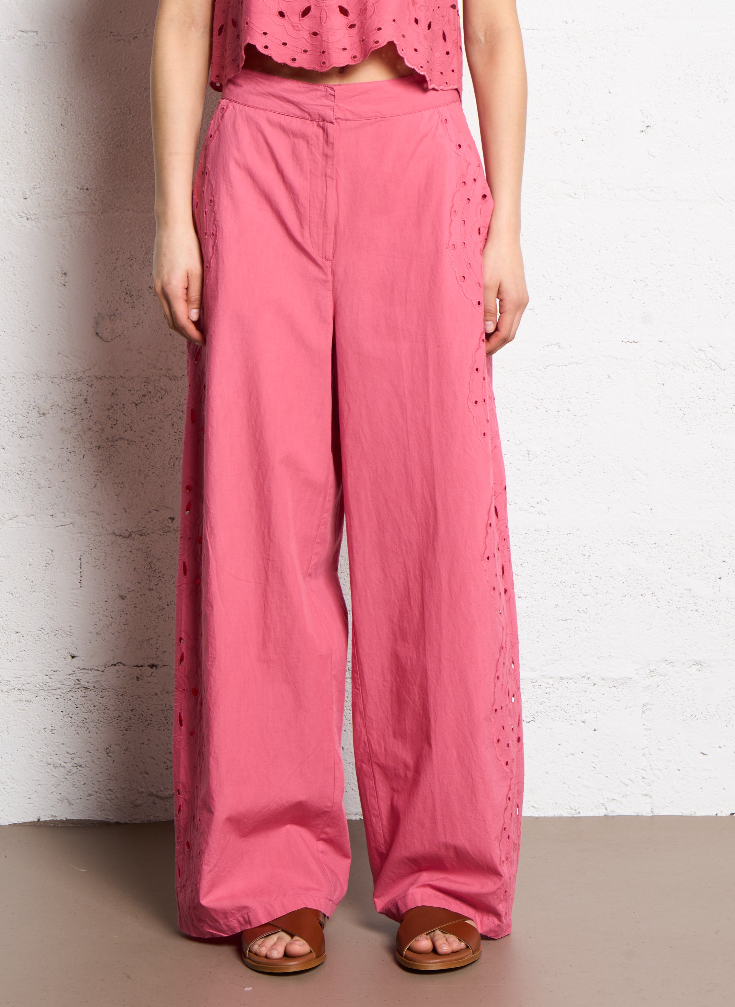 Wide cotton trousers  LA PETITE ETOILE