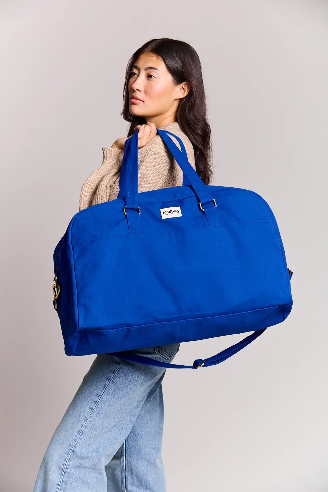 Cotton travel bag HINDBAG Blue