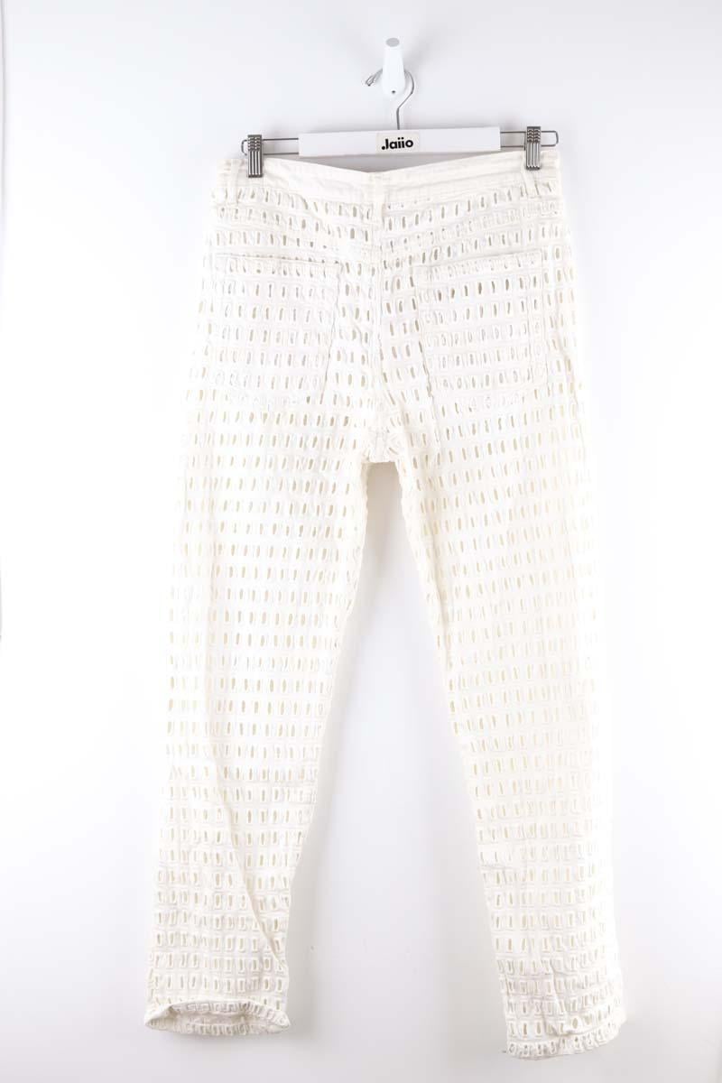 Cotton skinny jeans ISABEL MARANT - Seconde Main White