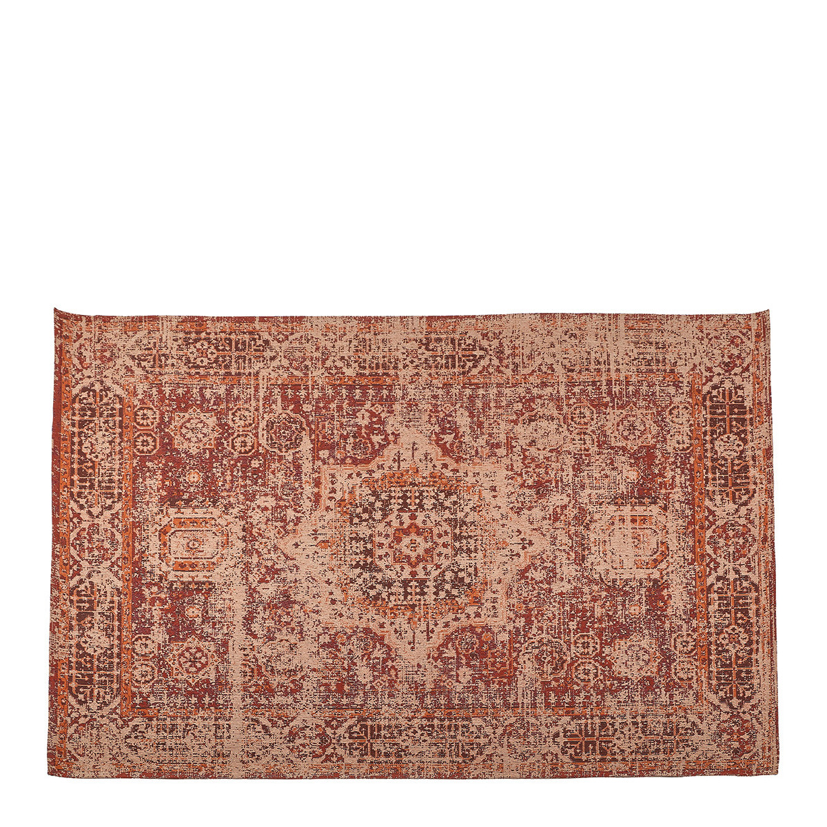 Cotton rug BLANC D'IVOIRE Orange