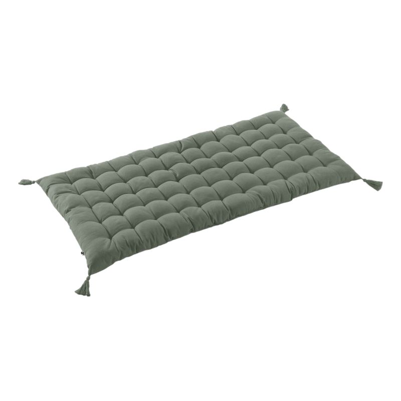 Floor cushion with water-repellent pompons  Romarin