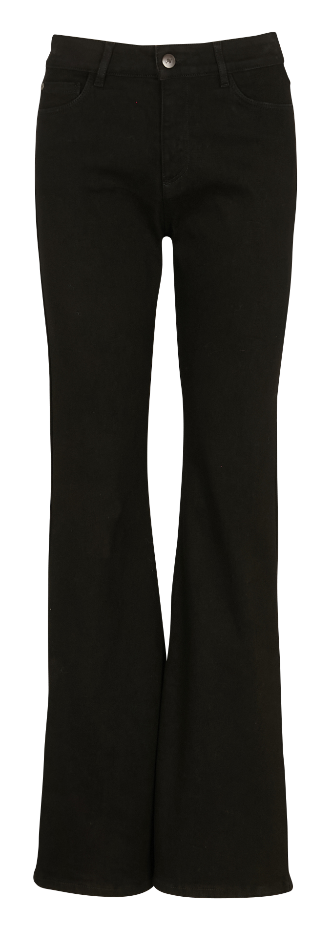 Jean flare en coton mélangé ONE STEP Noir