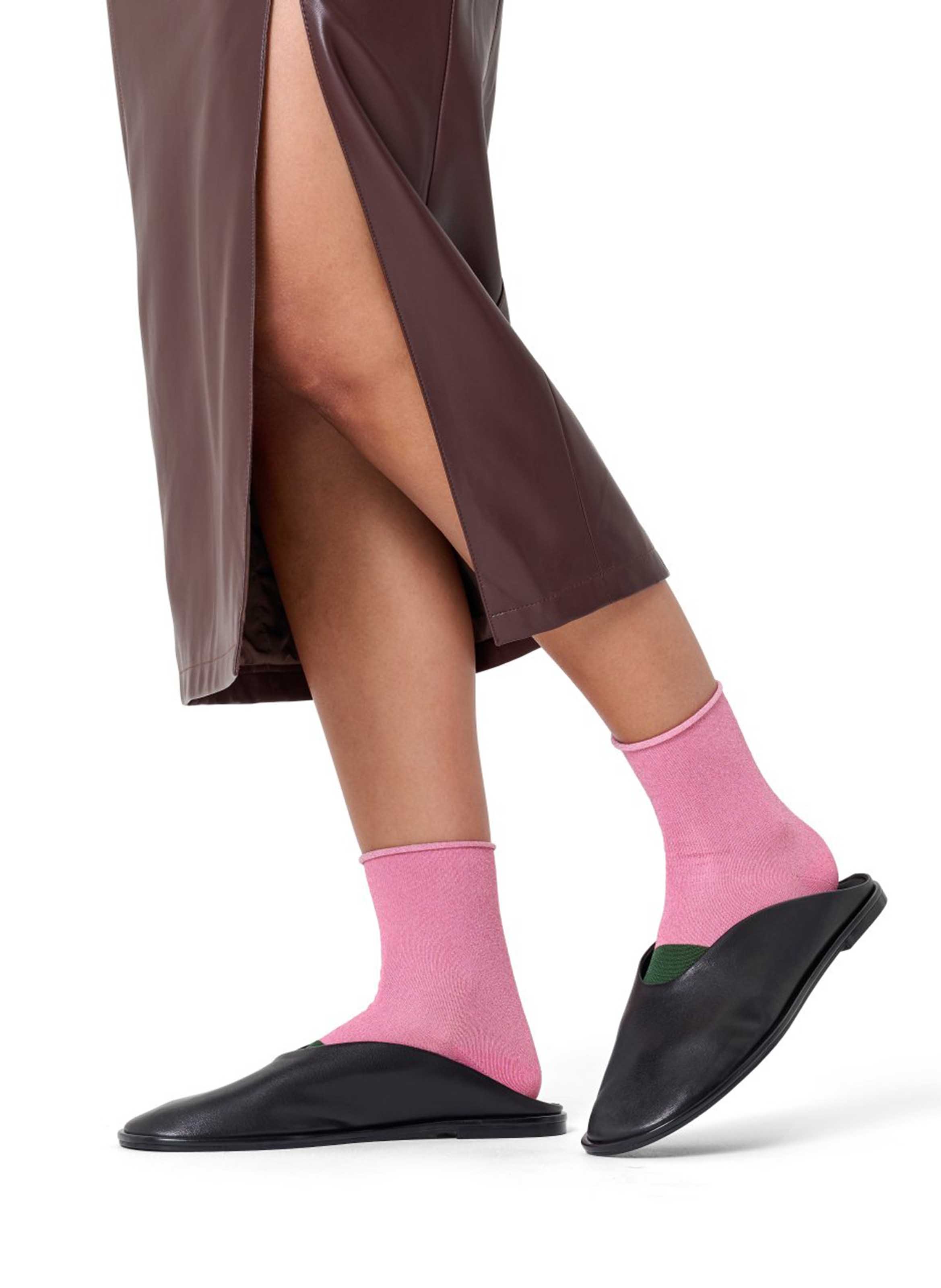 Chaussettes bicolore HAPPY SOCKS Rose