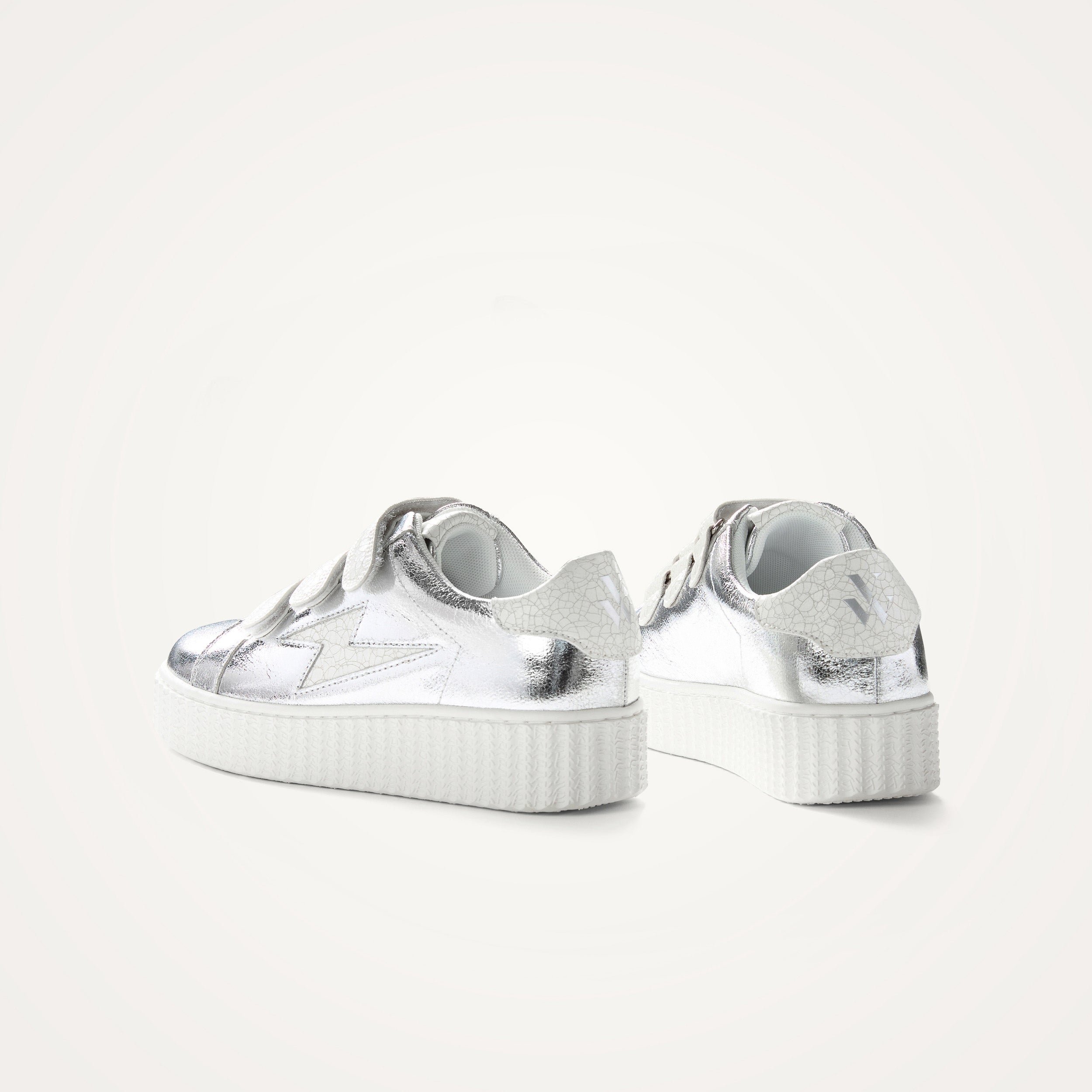 Leather dress shoes VANESSA WU Silver