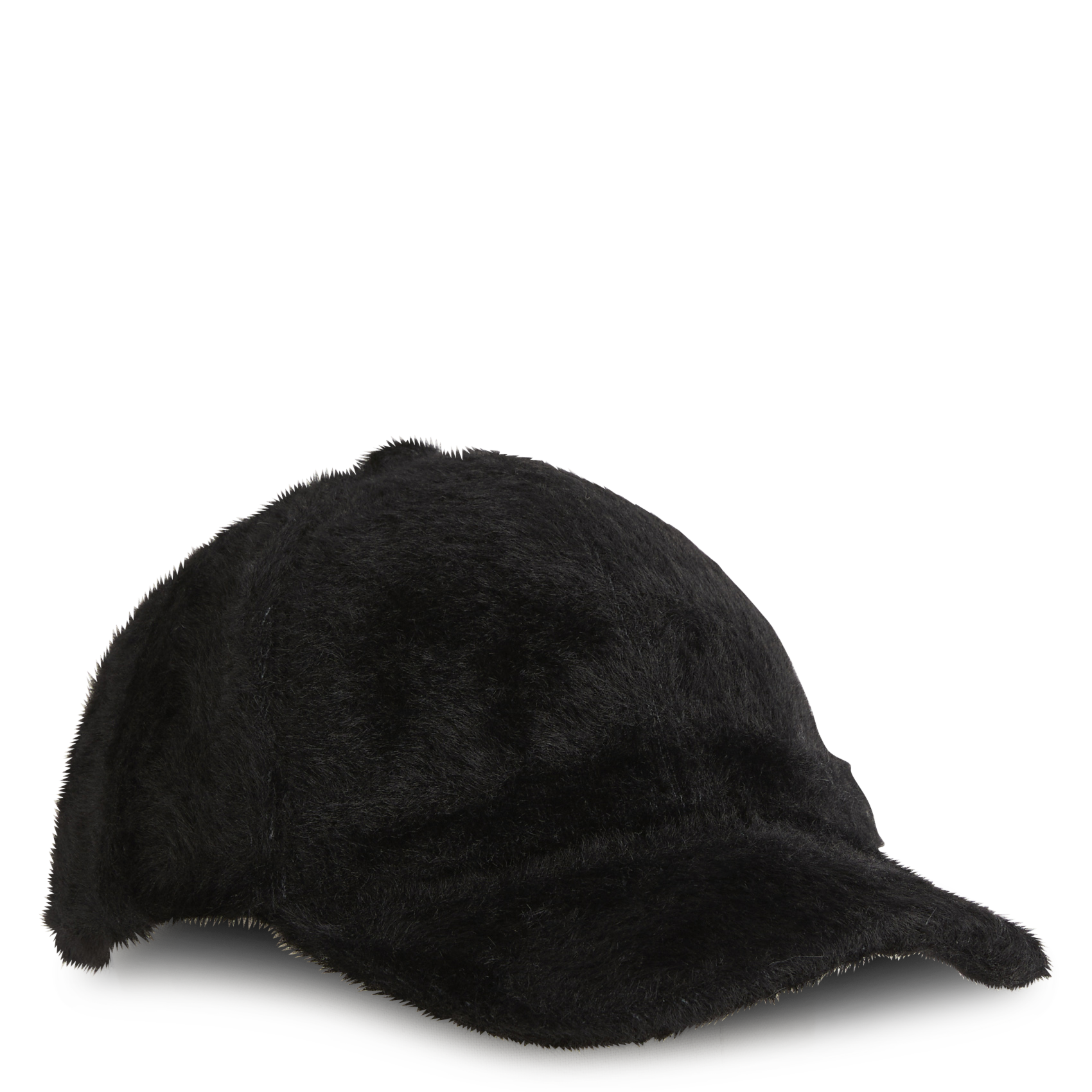 Faux fur cap AU PRINTEMPS PARIS Black