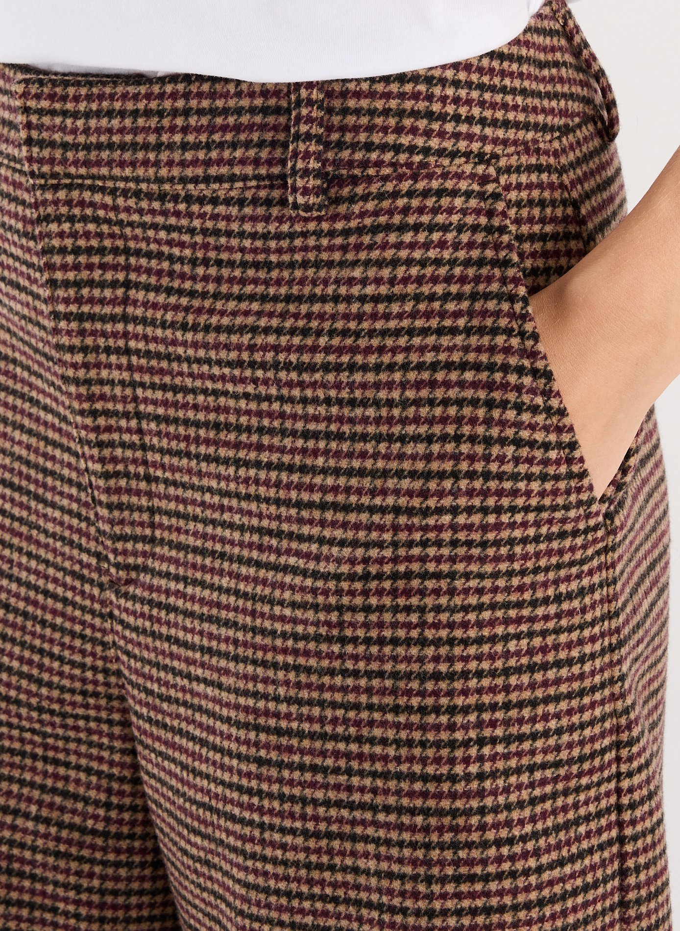 Straight mid-rise Bermuda shorts with pattern SAISON 1865 Multicolored