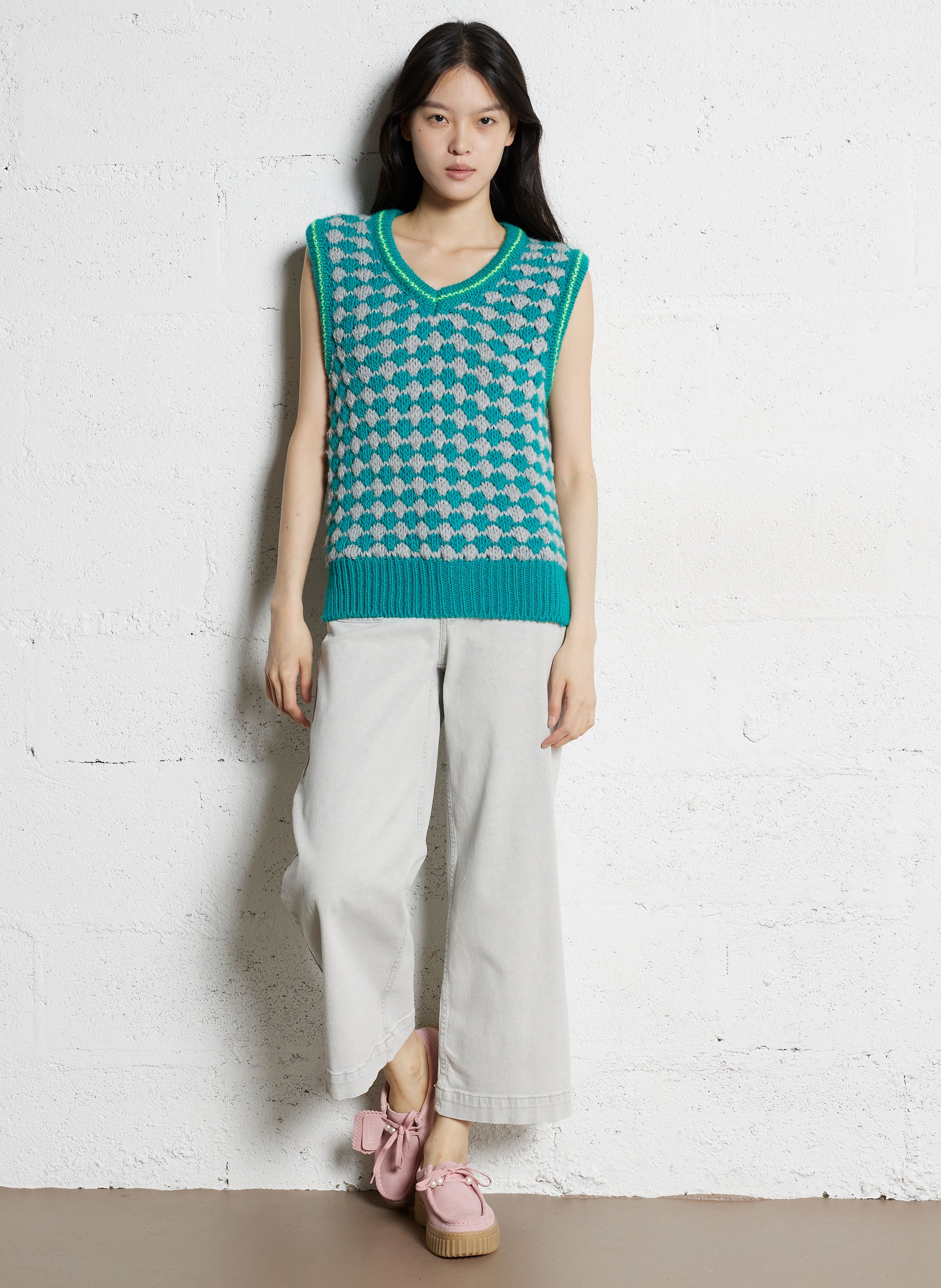 Pull oversize col V  Vert