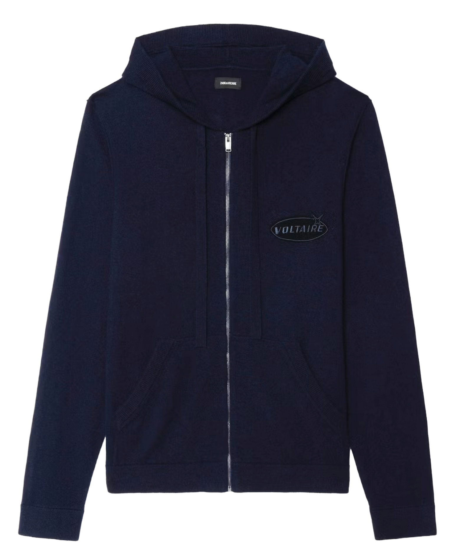 Wool and cashmere hooded sweatshirt ZADIG&VOLTAIRE Blue