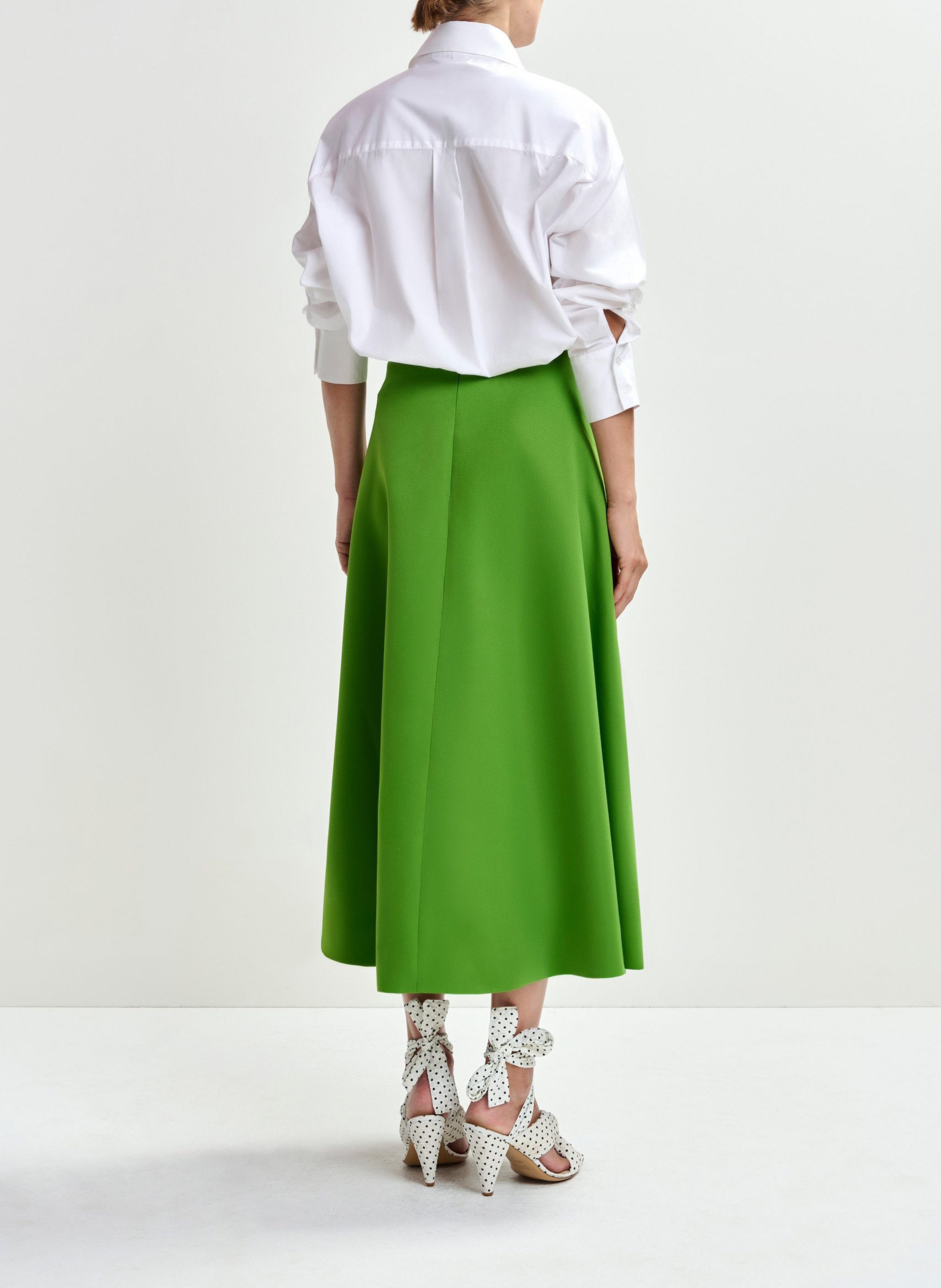 Jupe longue trapèze ESSENTIEL ANTWERP Vert